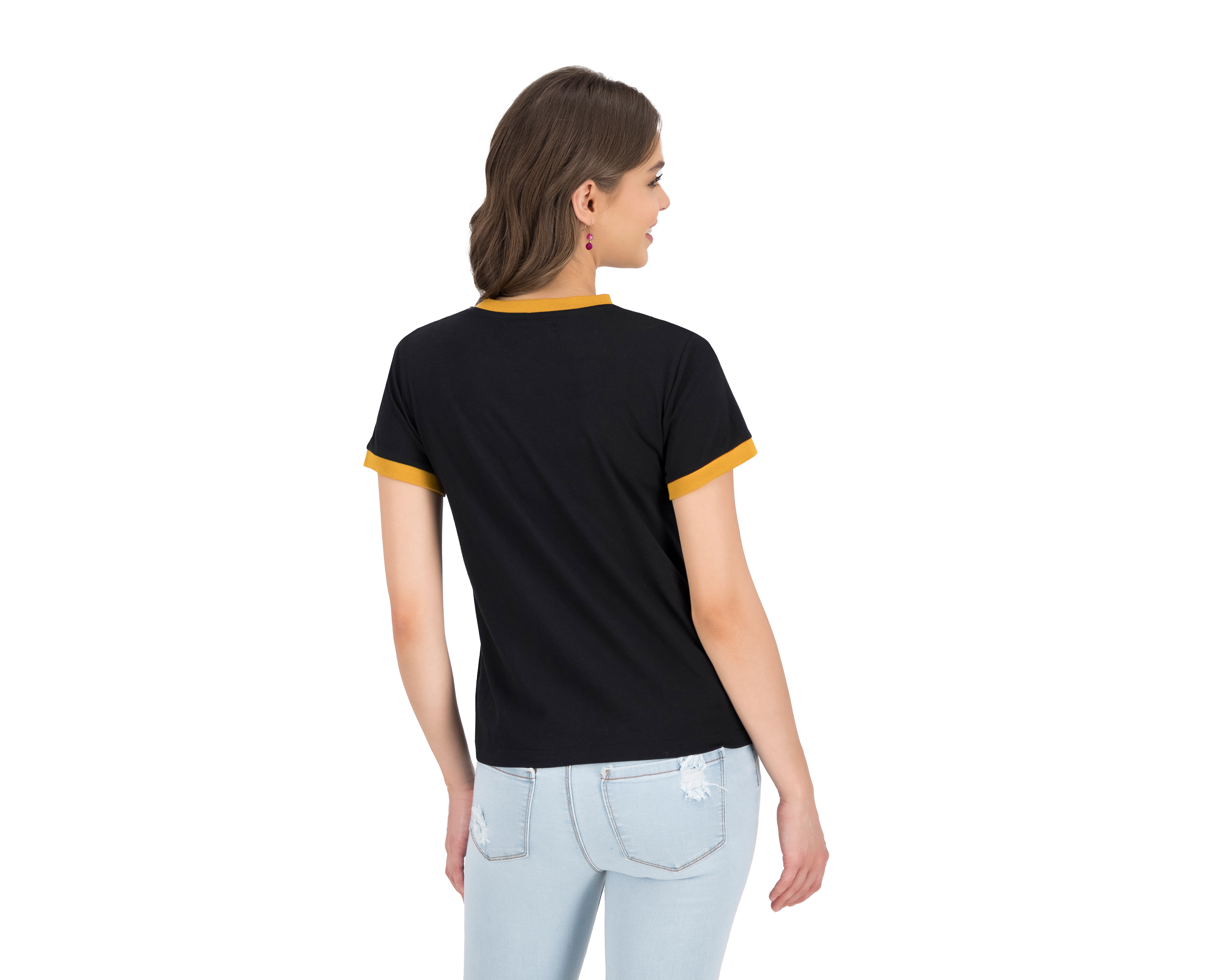 Foto 4 pulgar | Foto 3 | Playera Refill Manga Corta con Estampado