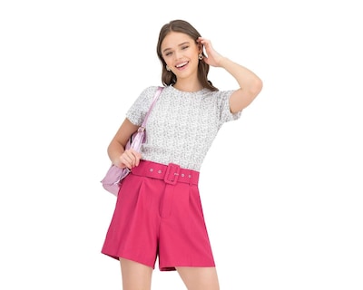 Foto 2 | Foto 2 | Playera Thinner Manga Corta con Estampado