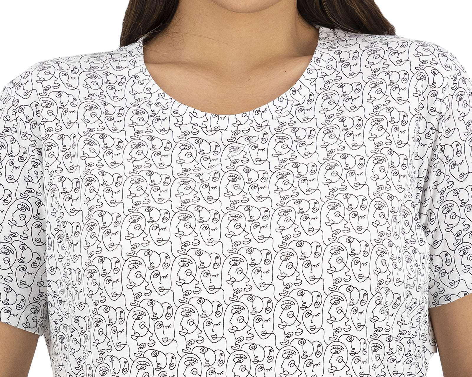 Foto 6 | Foto 6 | Playera Thinner Manga Corta con Estampado