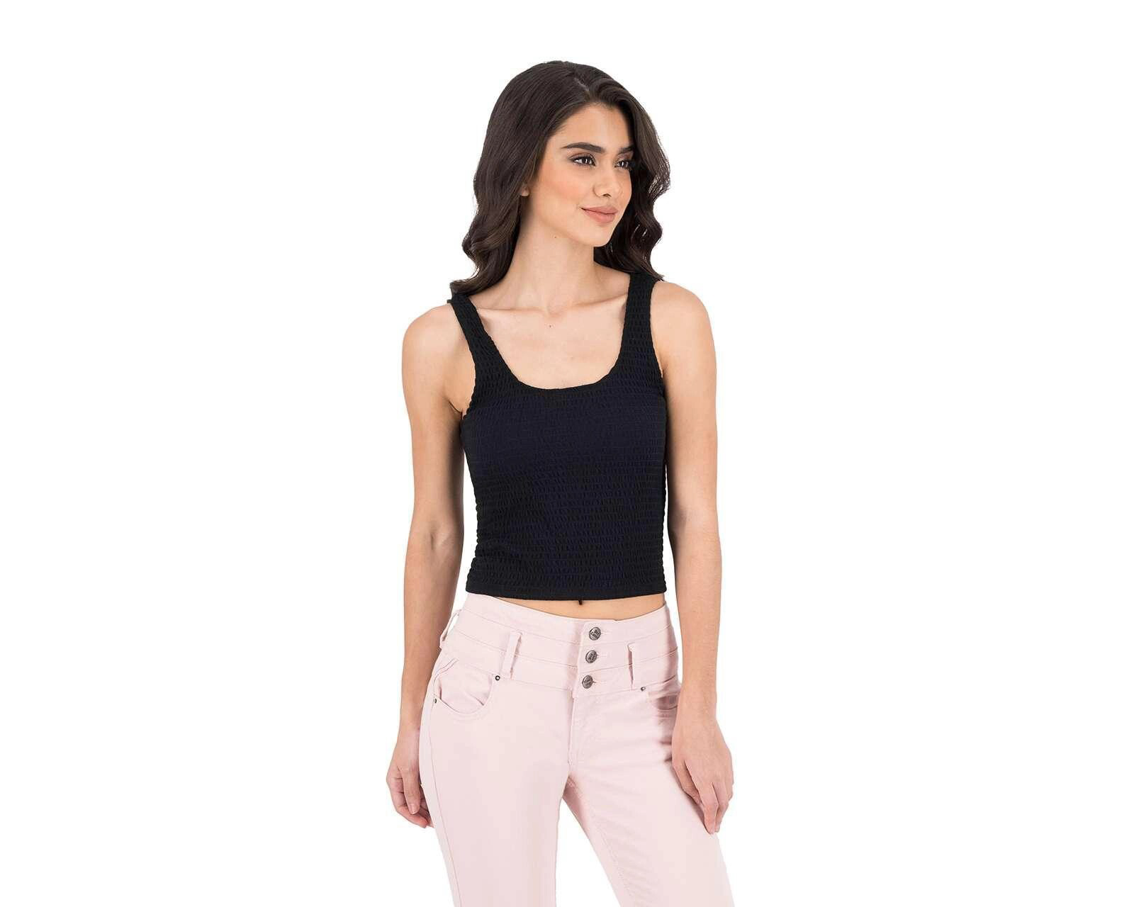 Foto 2 pulgar | Foto 1 | Blusa Thinner sin Mangas con Tirantes Anchos