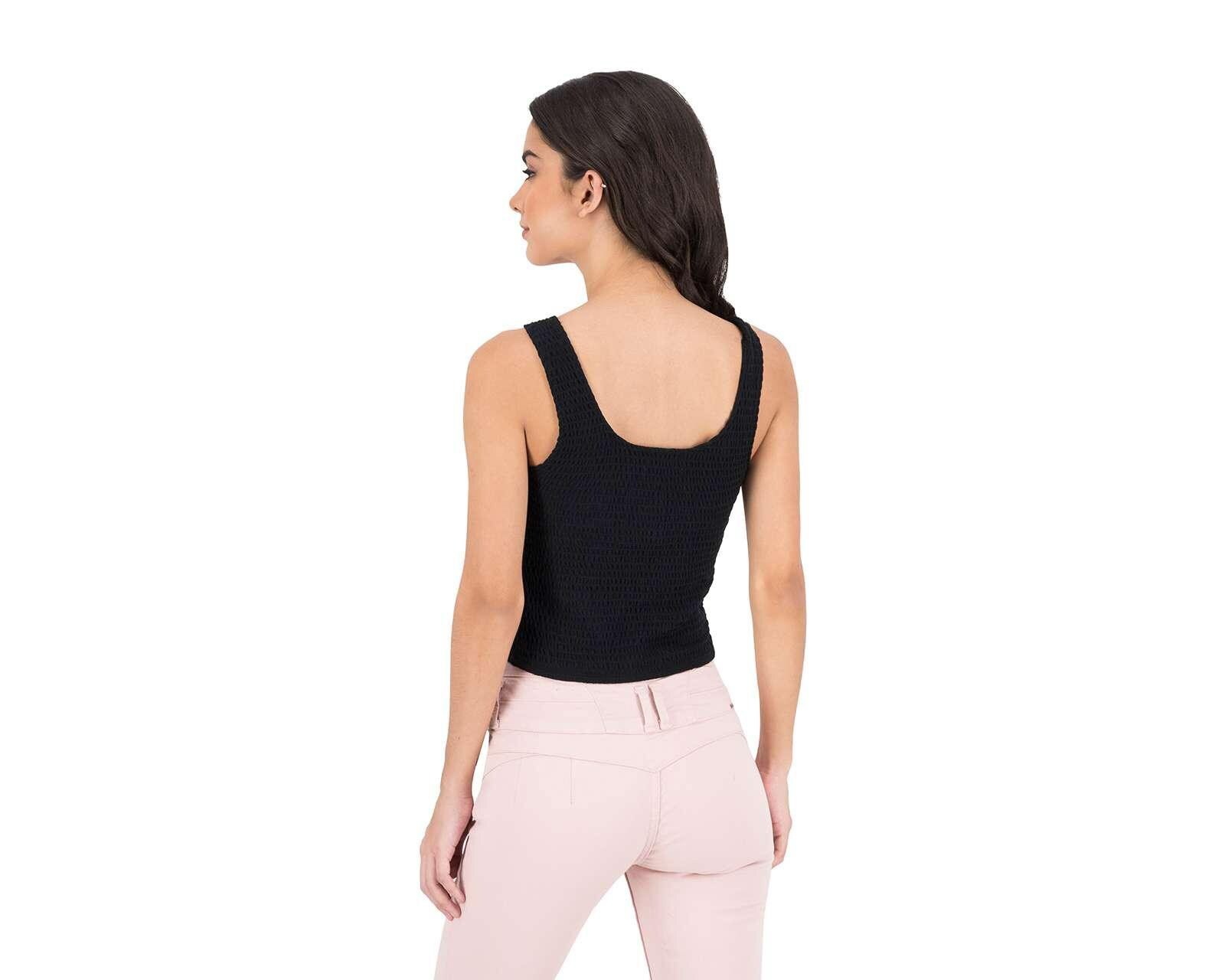 Foto 4 pulgar | Foto 3 | Blusa Thinner sin Mangas con Tirantes Anchos
