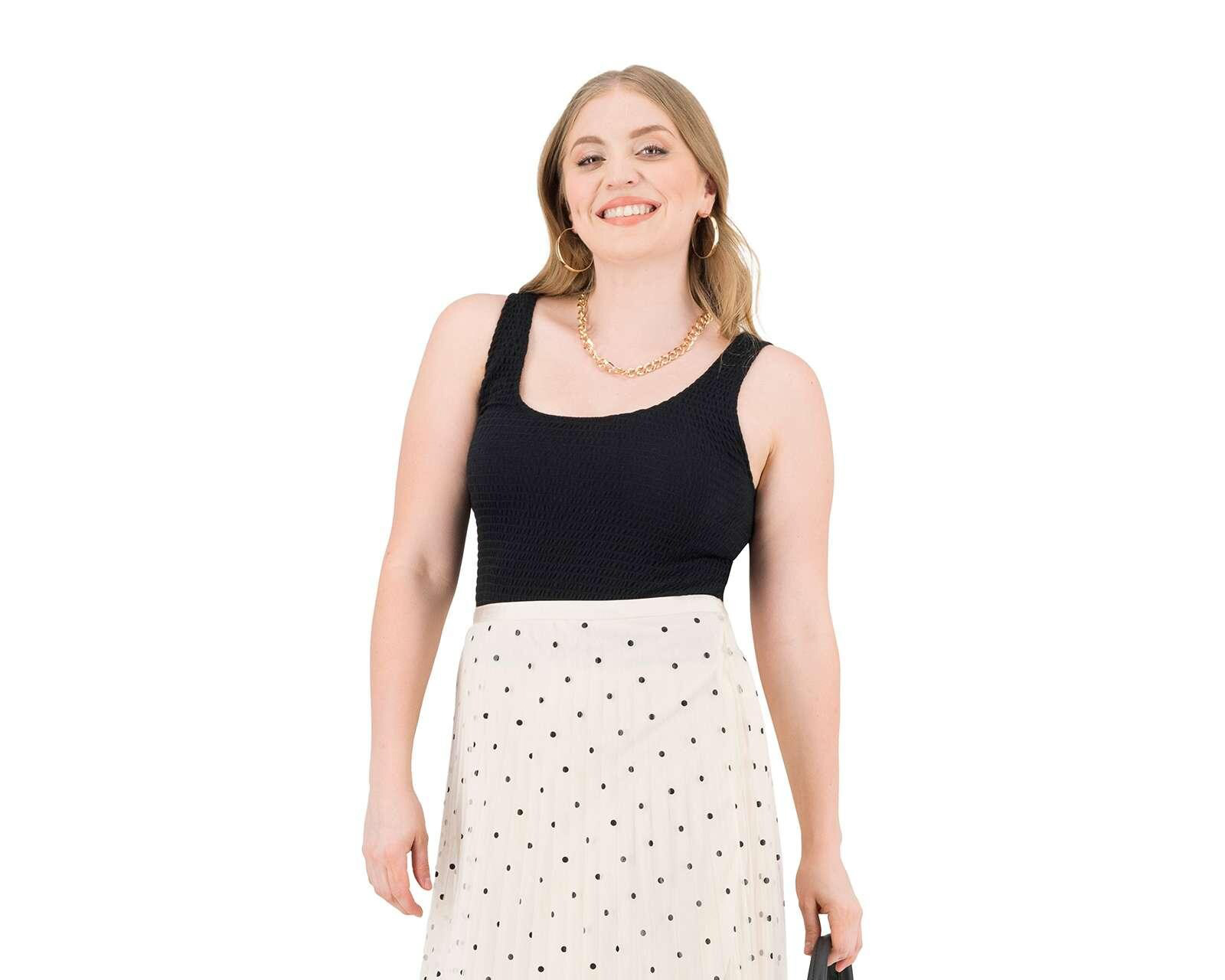 Foto 6 pulgar | Foto 5 | Blusa Thinner sin Mangas con Tirantes Anchos