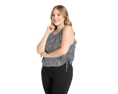 Foto 4 | Foto 4 | Blusa Thinner sin Mangas Estampado de Lunares