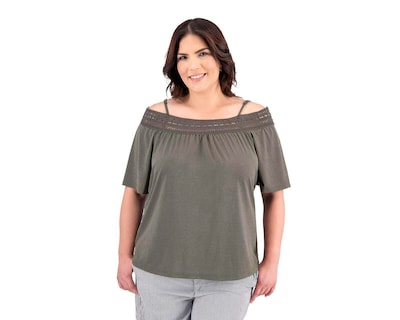 Foto 5 | Foto 5 | Blusa Lady Sun Verde Manga Corta