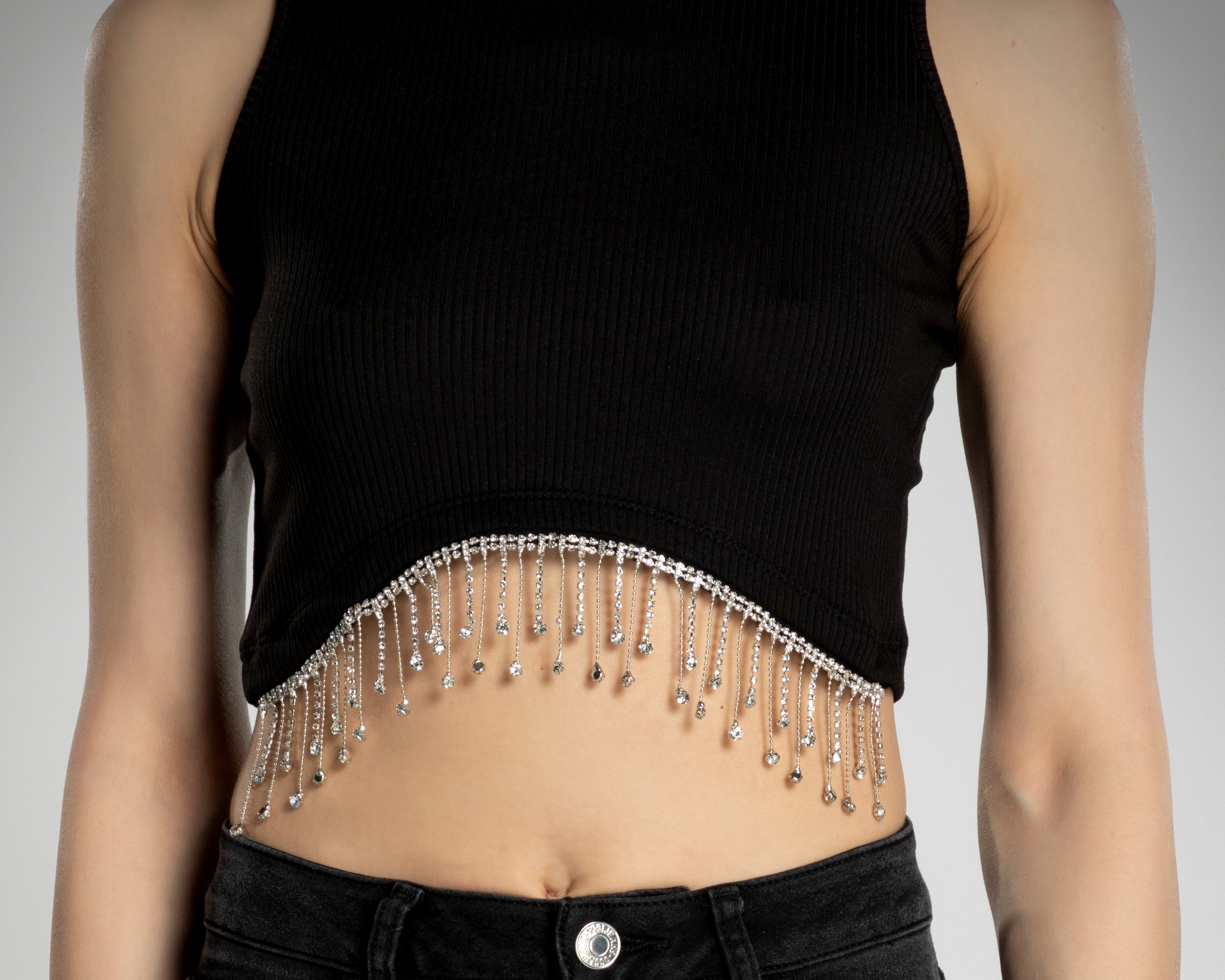 Foto 4 | Foto 4 | Playera Thinner Negra Sin Manga