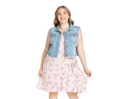 Foto 5 | Foto 5 | Vestido 18 Forever Casual Rosa con Estampado Floral