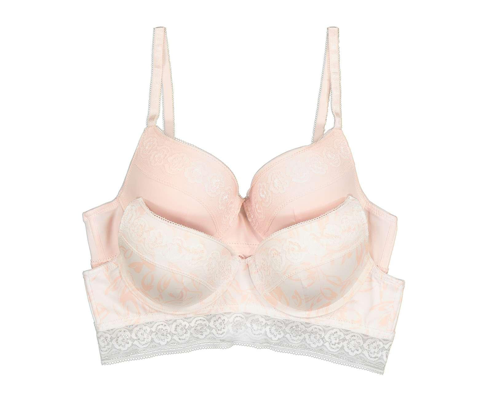 Foto 1 | Foto 1 | Brasier con Encaje Beauty Secret Copa Completa 2 Pack