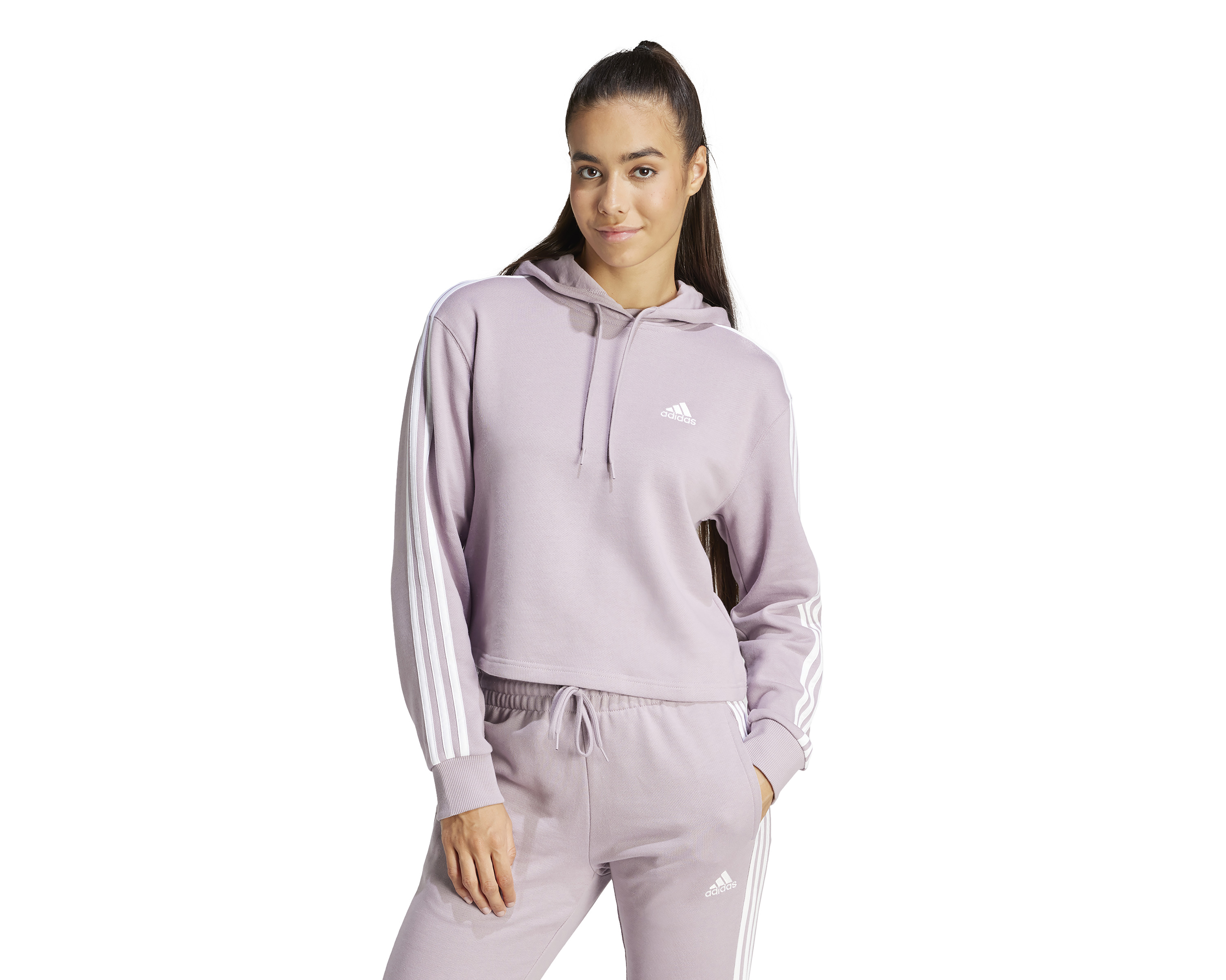 Foto 2 pulgar | Foto 1 | Sudadera de Entrenamiento Adidas con Capucha para Mujer