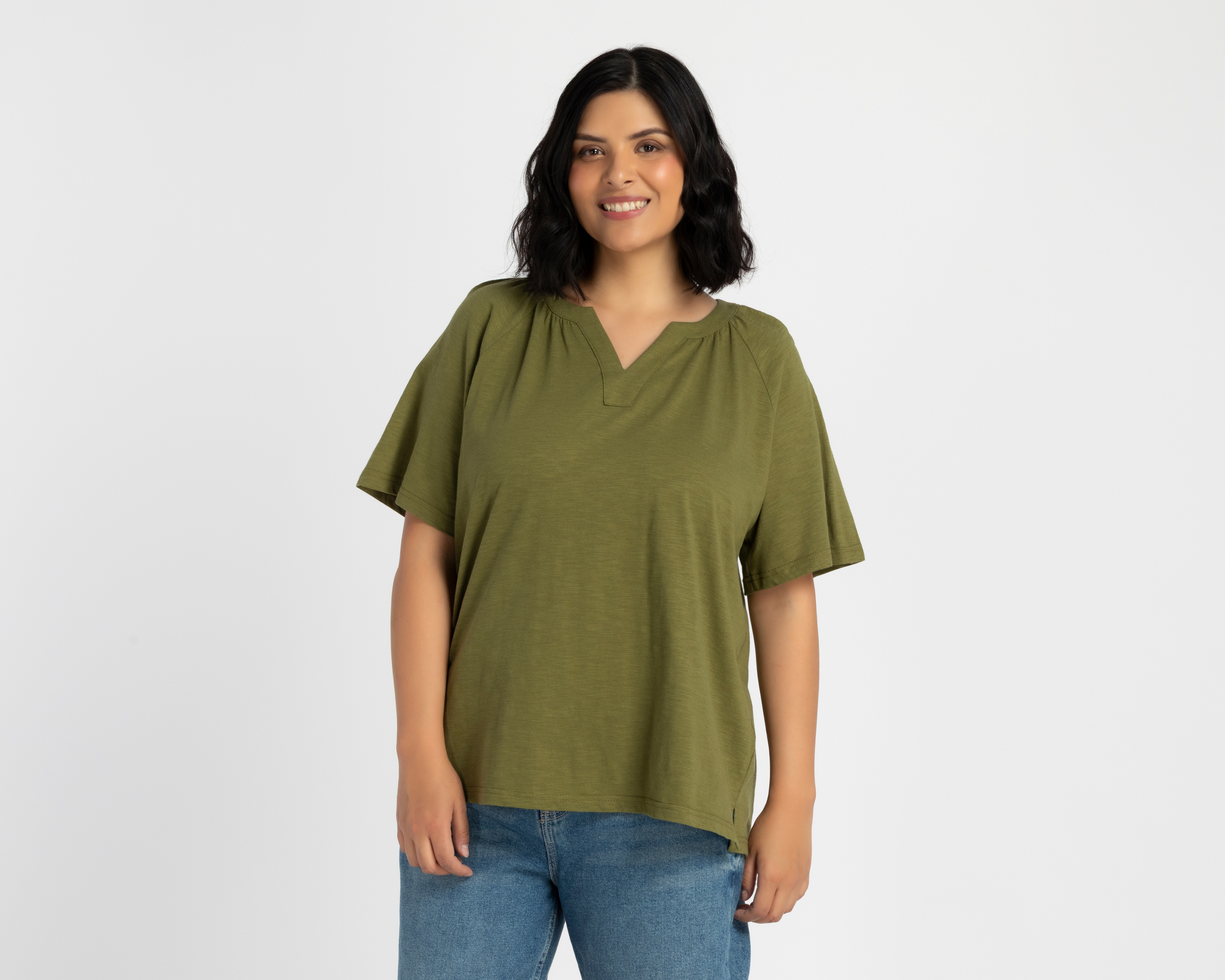 Foto 2 pulgar | Foto 1 | Blusa Verde Lady Sun para Mujer