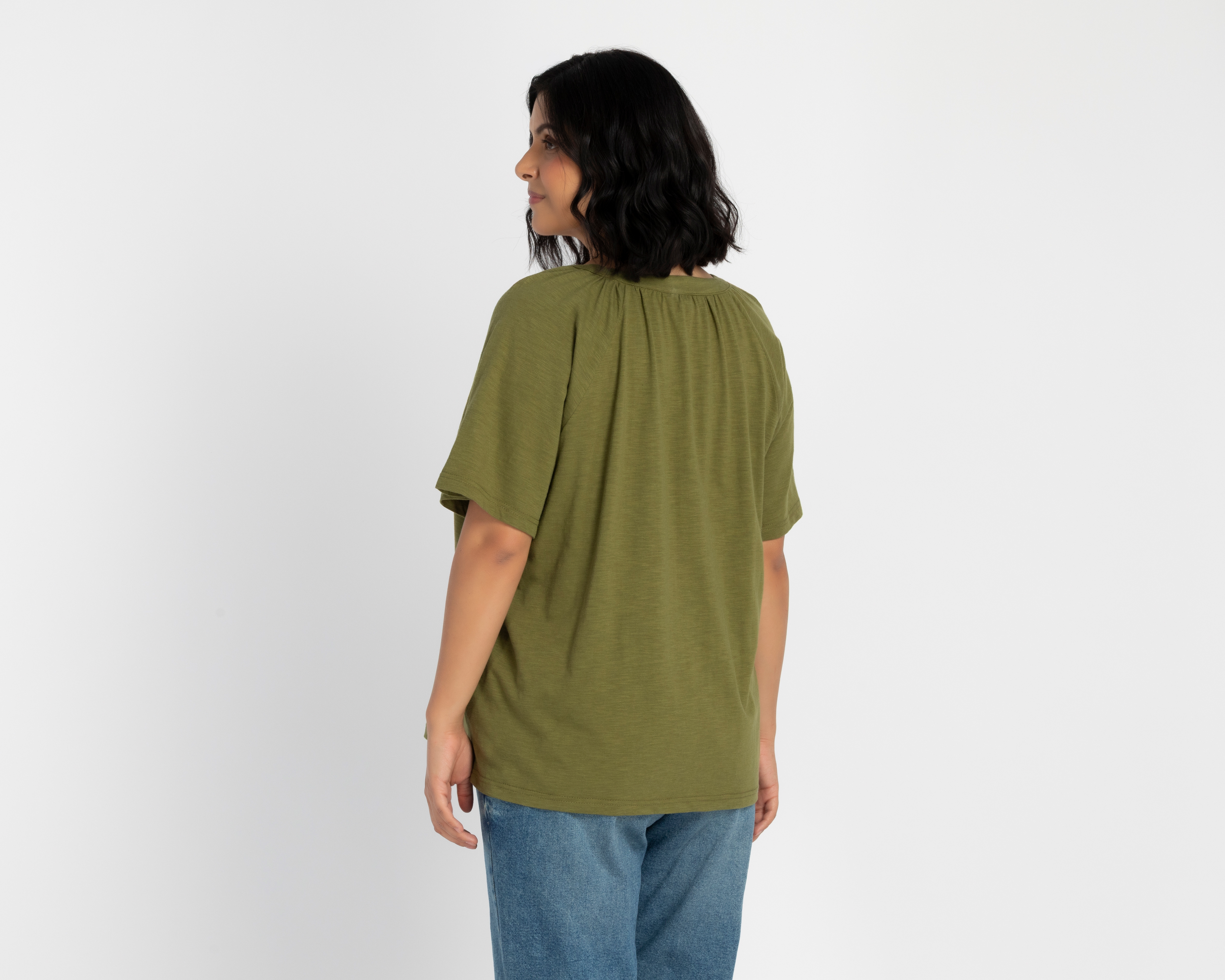 Foto 4 pulgar | Foto 3 | Blusa Verde Lady Sun para Mujer