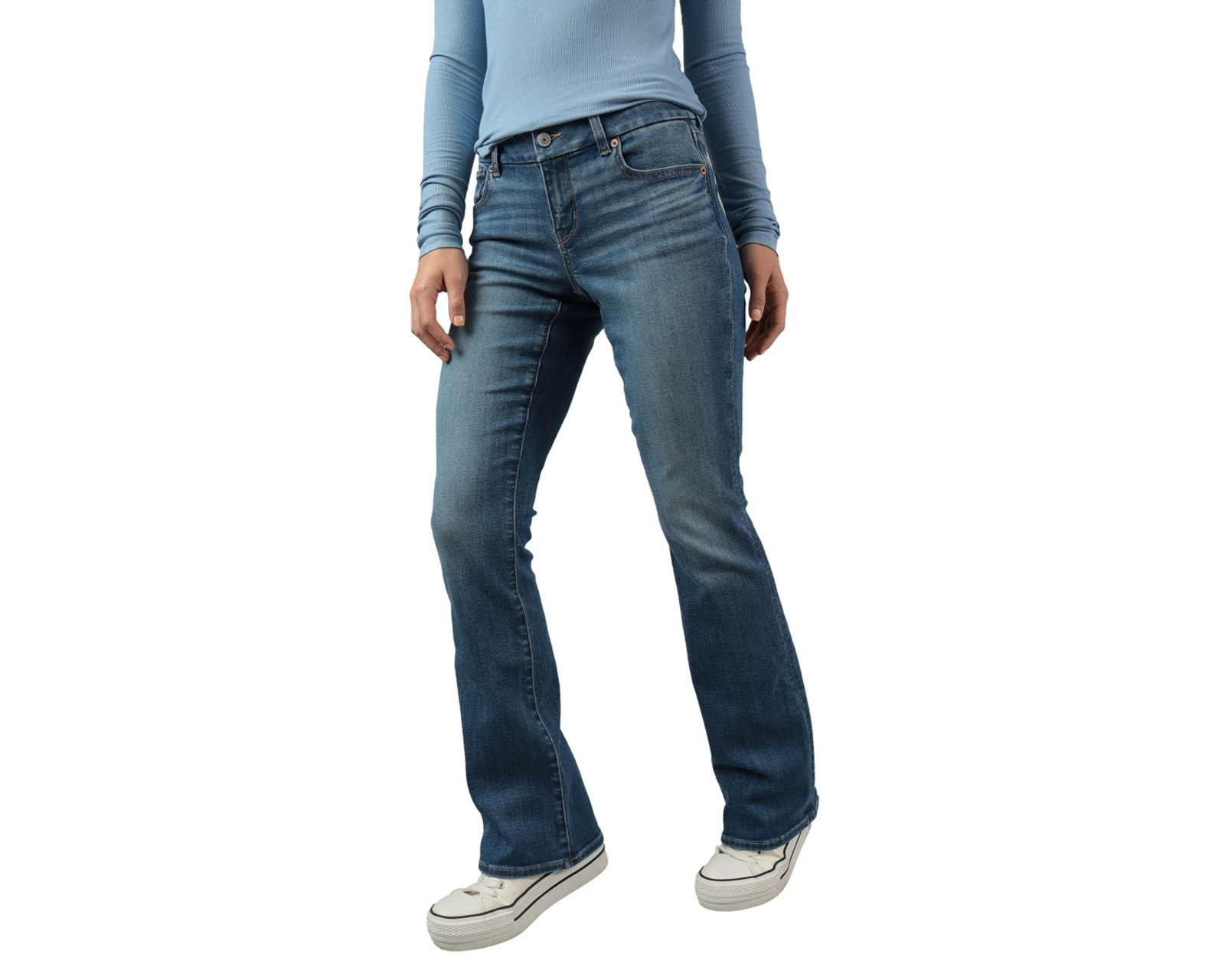 Foto 2 pulgar | Foto 1 | Jeans Kick Bootcut American Eagle para Mujer