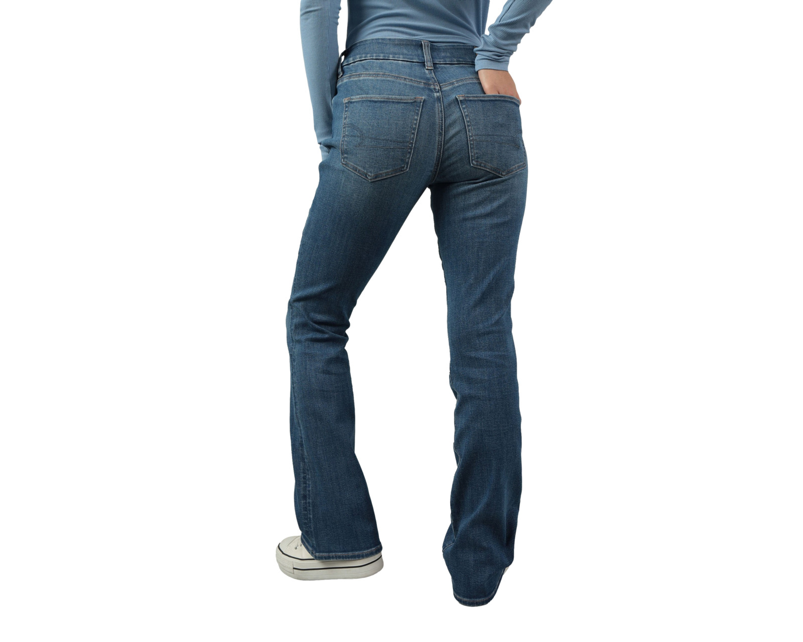 Foto 3 pulgar | Foto 2 | Jeans Kick Bootcut American Eagle para Mujer