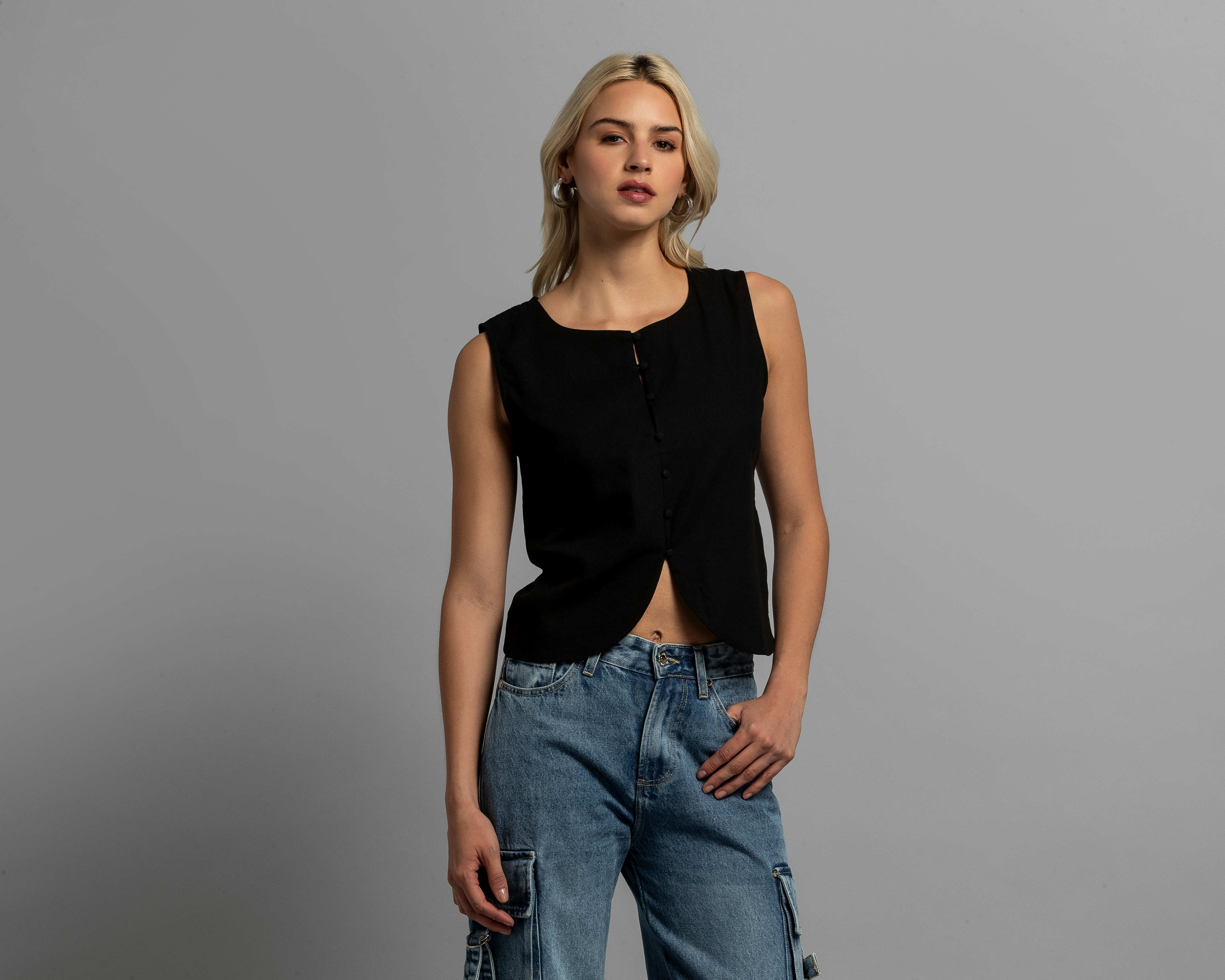 Foto 2 | Foto 2 | Blusa Sin Mangas Strona para Mujer