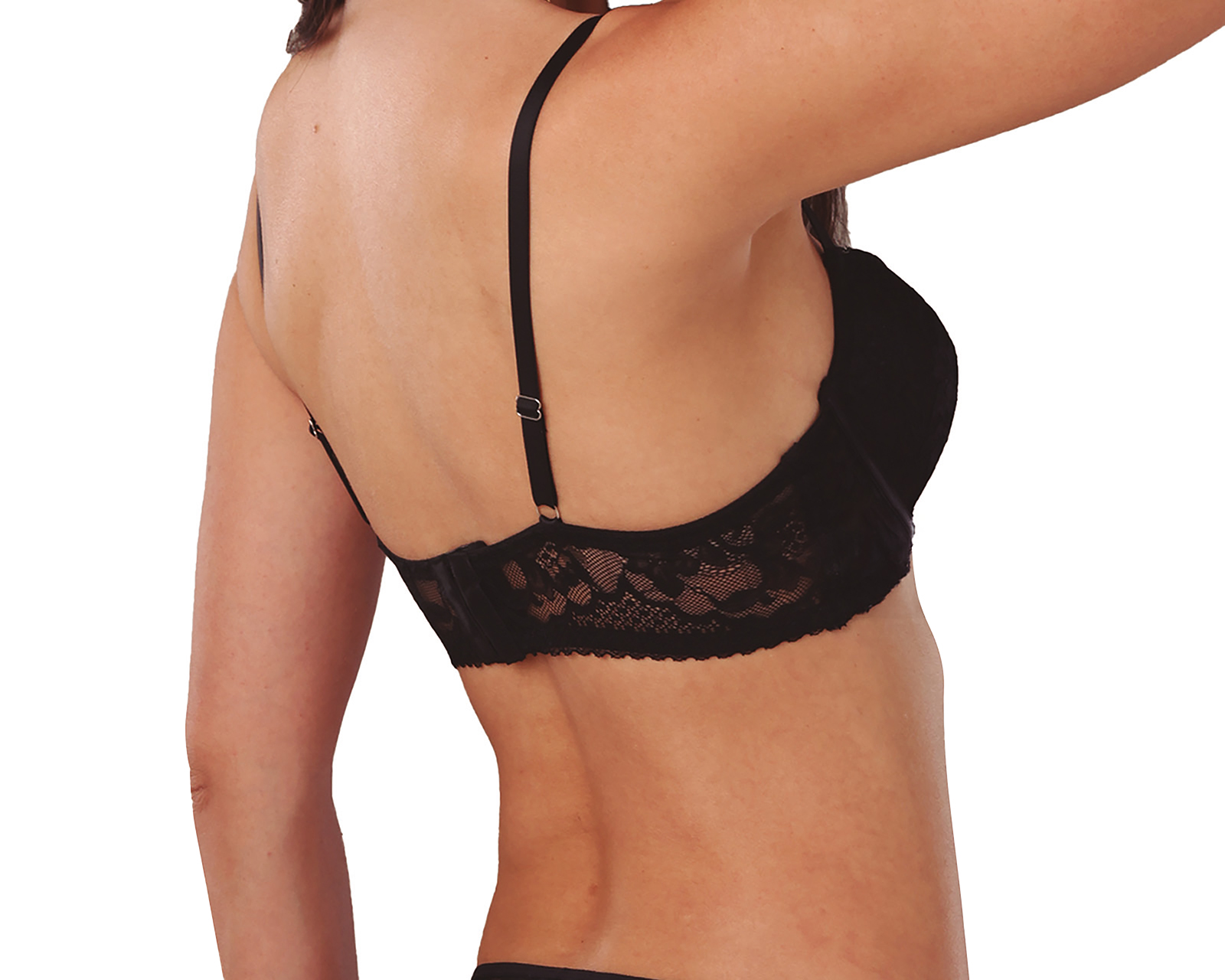 Foto 3 pulgar | Foto 2 | Brasier Media Copa con Encaje Vicky Form