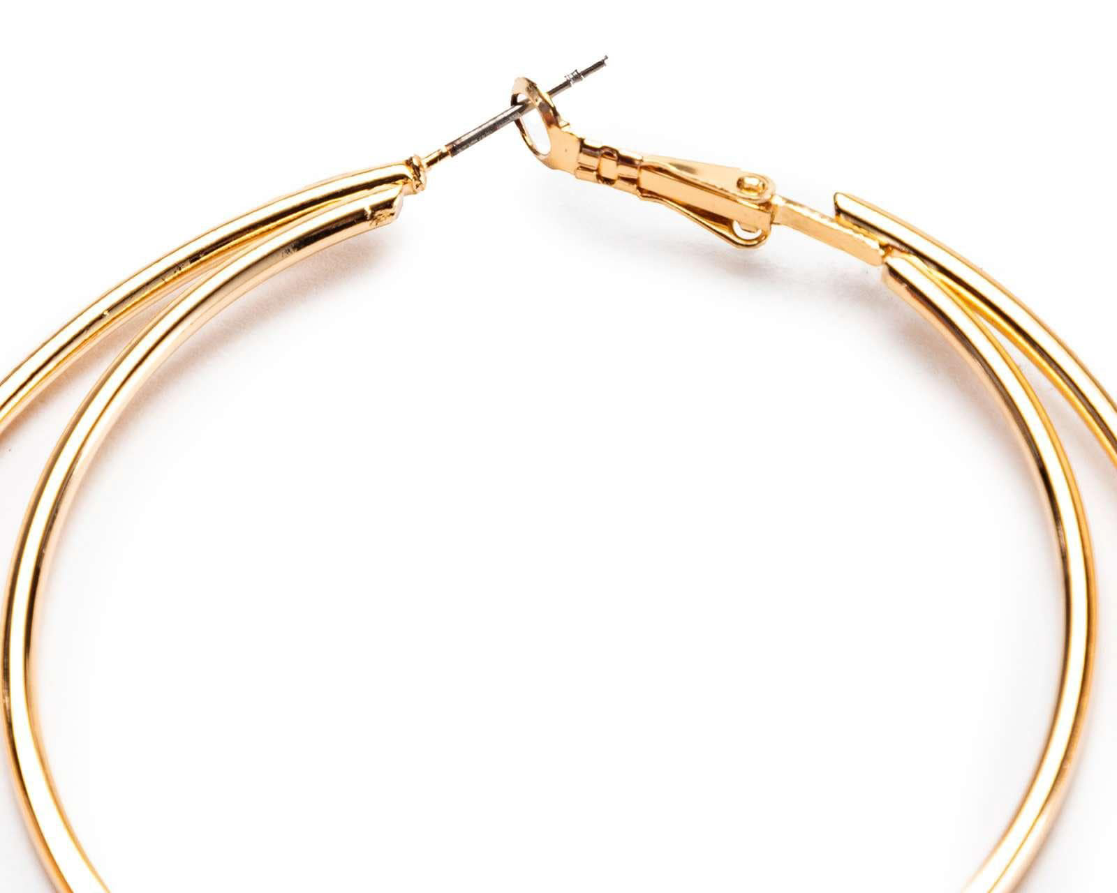 Foto 3 | Foto 3 | Aretes Jennifer Lopez Doble Aro Dorado