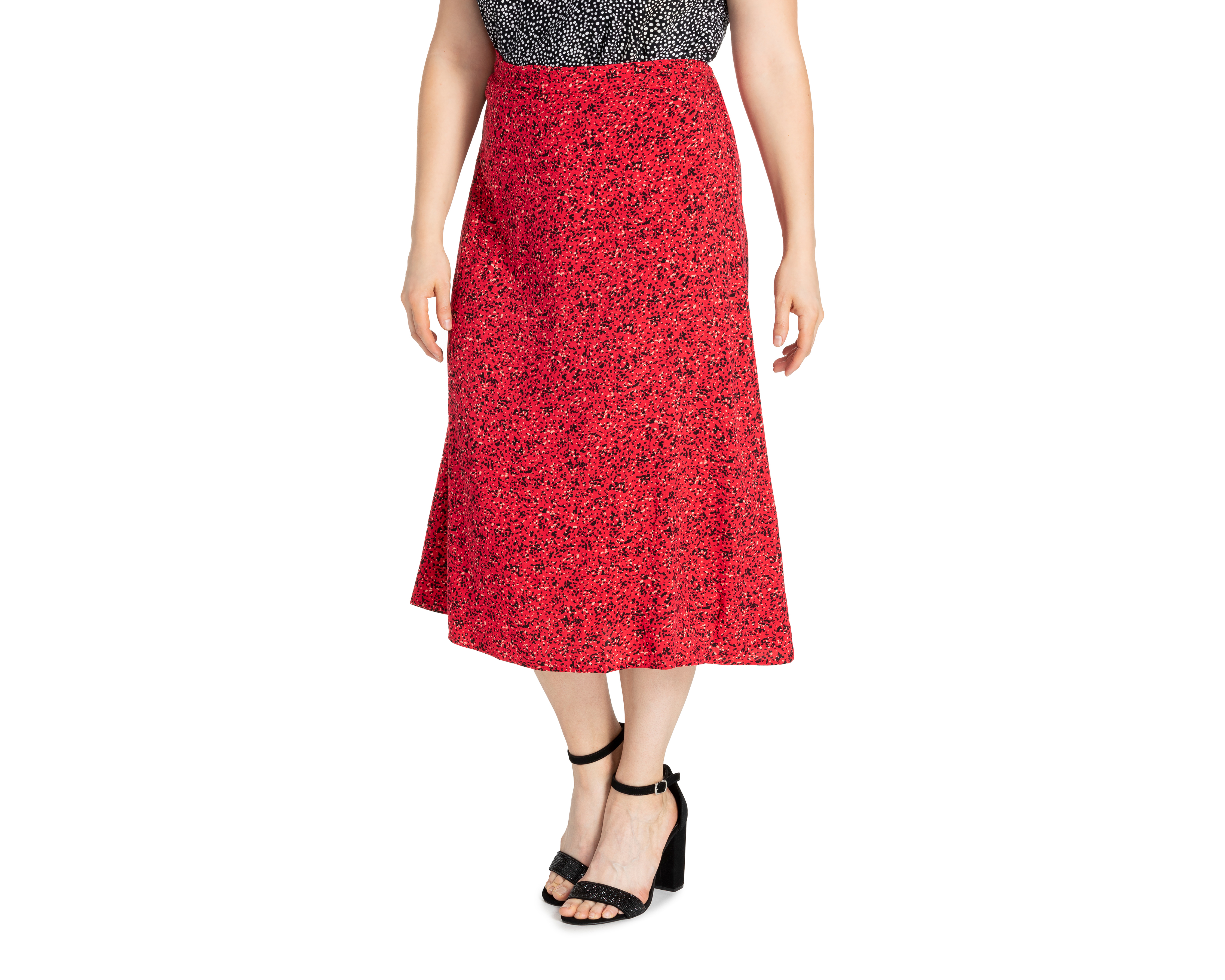 Foto 5 pulgar | Foto 5 | Falda Midi Thinner Roja