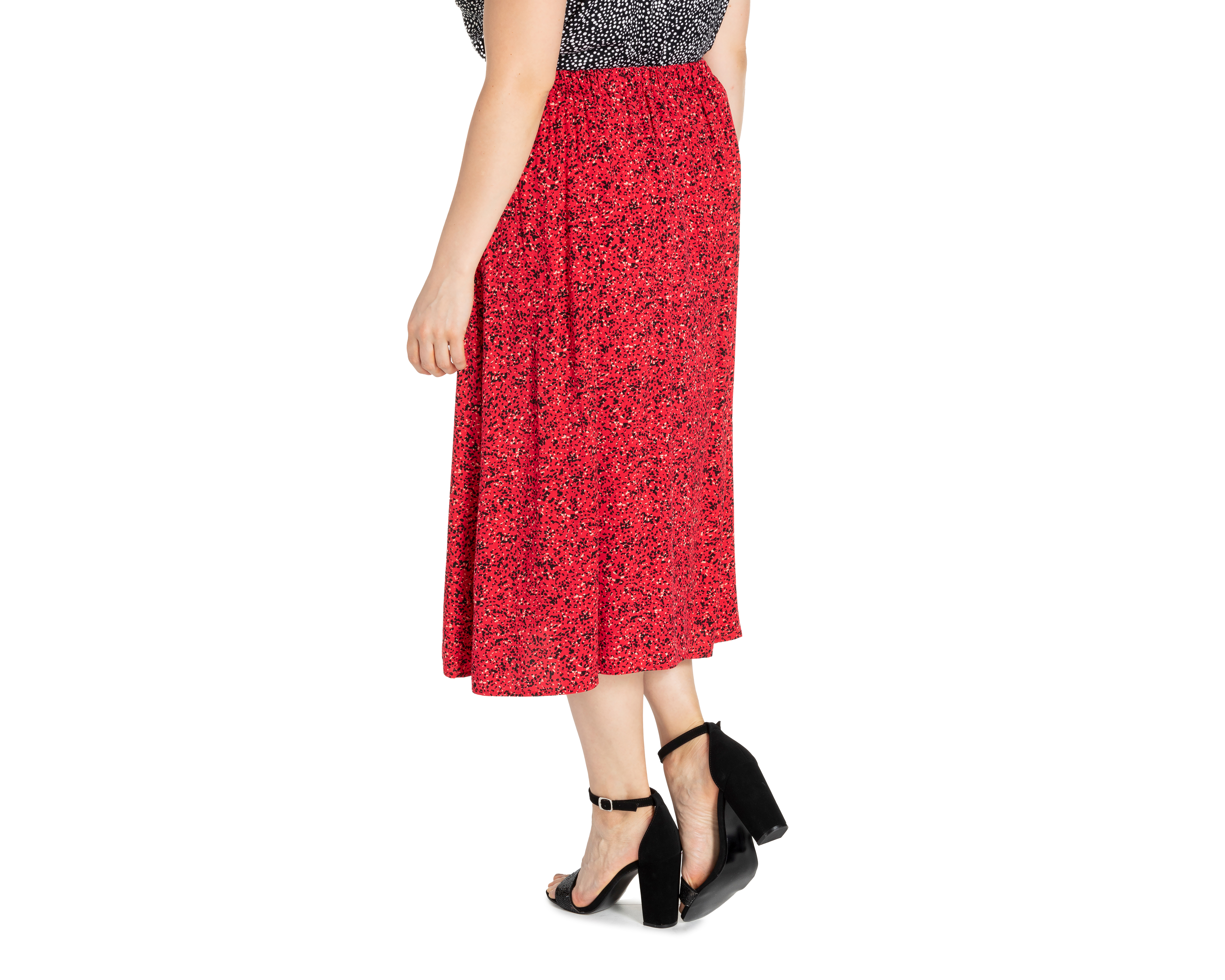 Foto 5 | Foto 6 | Falda Midi Thinner Roja