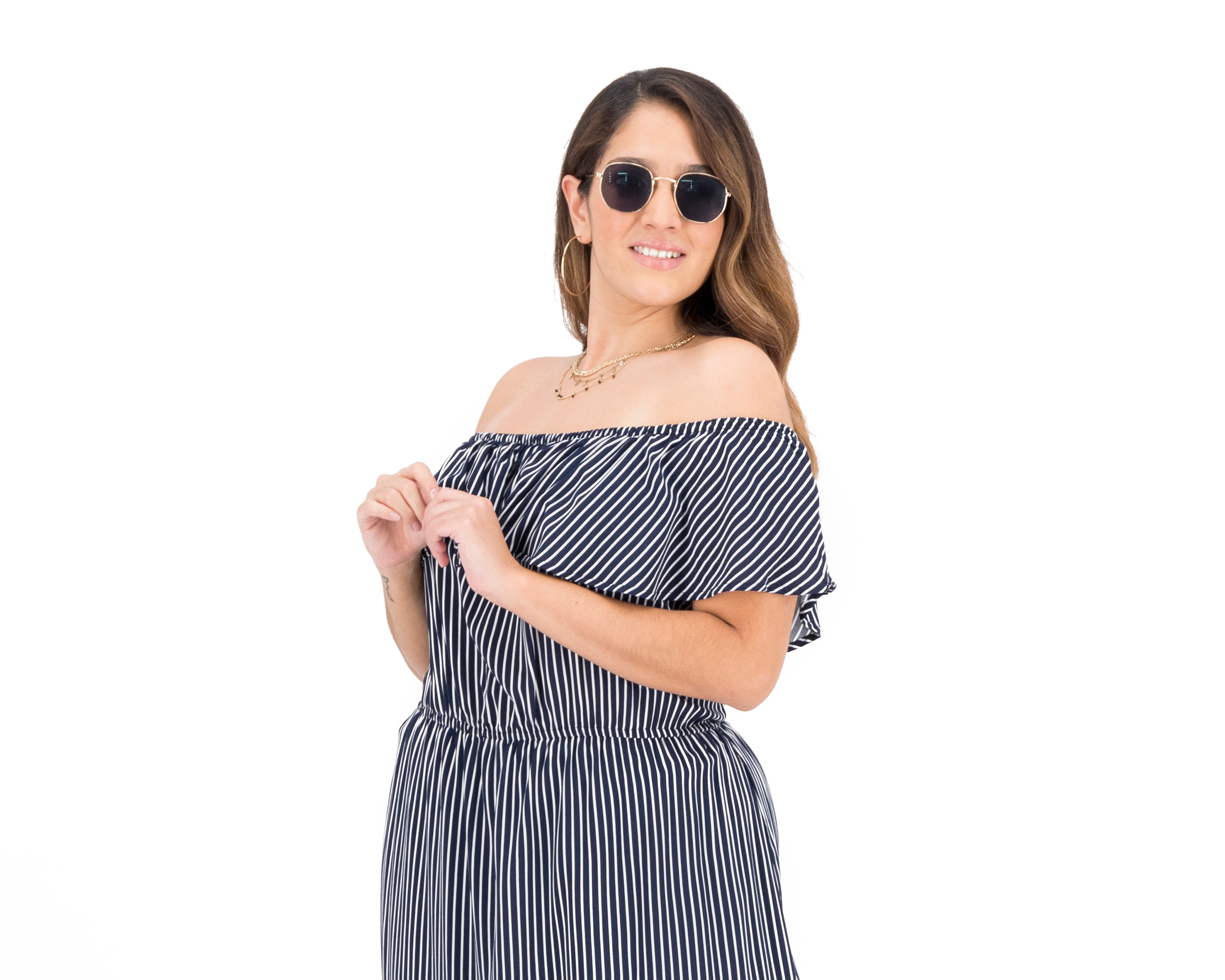 Foto 6 pulgar | Foto 5 | Vestido Rio Beach Casual con Hombros Descubiertos