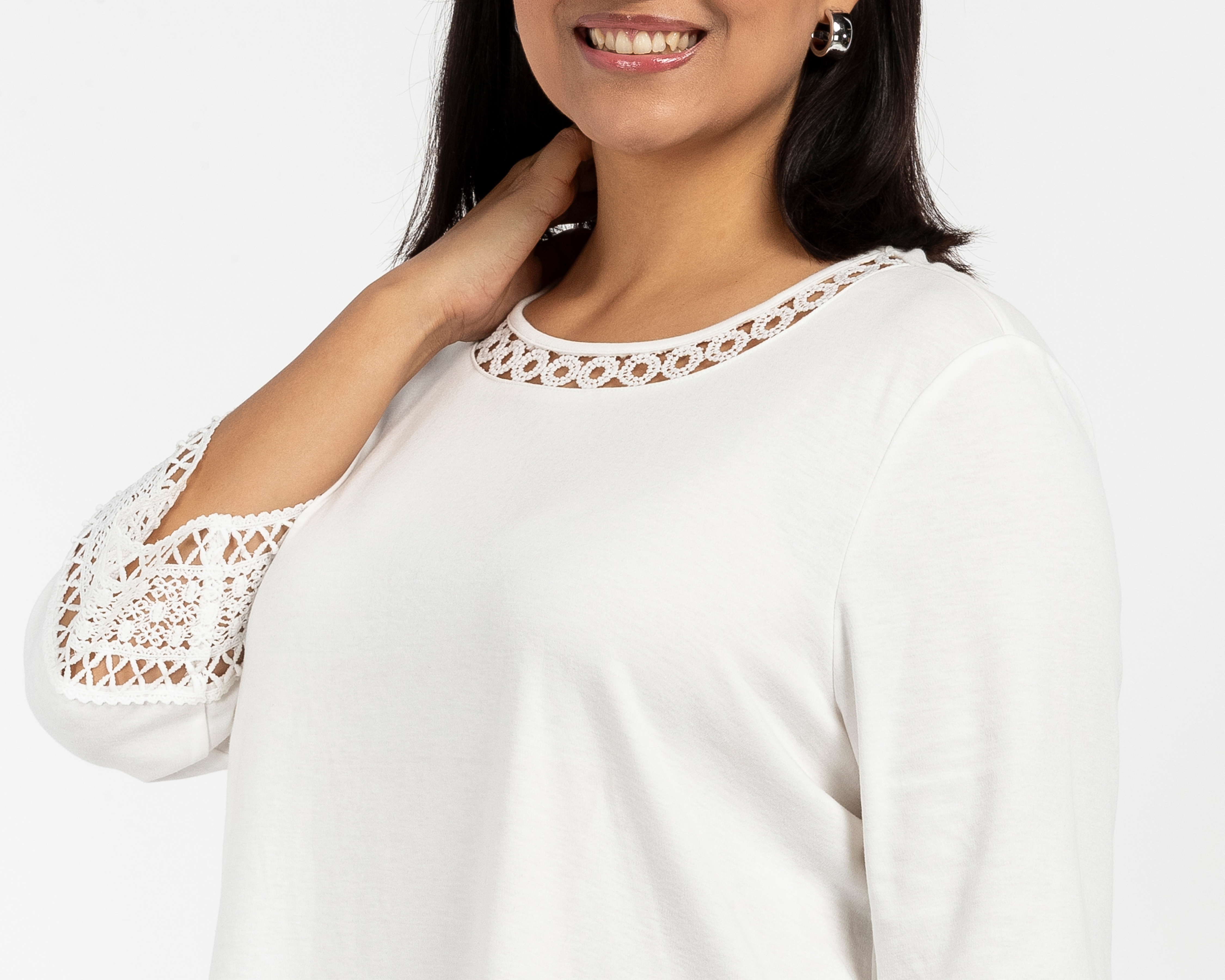 Foto 5 pulgar | Foto 4 | Blusa Manga 3/4 Lady Sun para Mujer