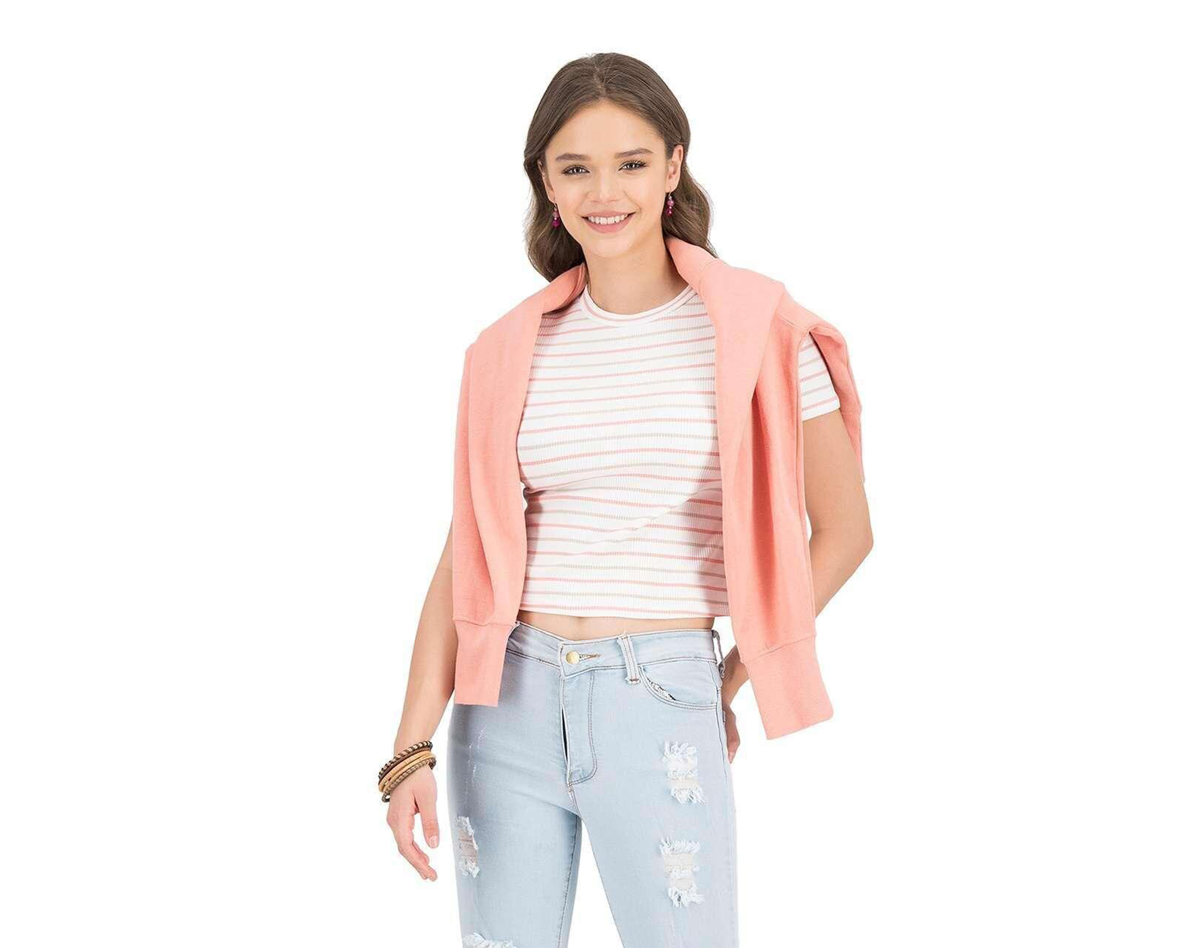 Foto 1 | Foto 1 | Playera 18 Forever Rayada Manga Corta