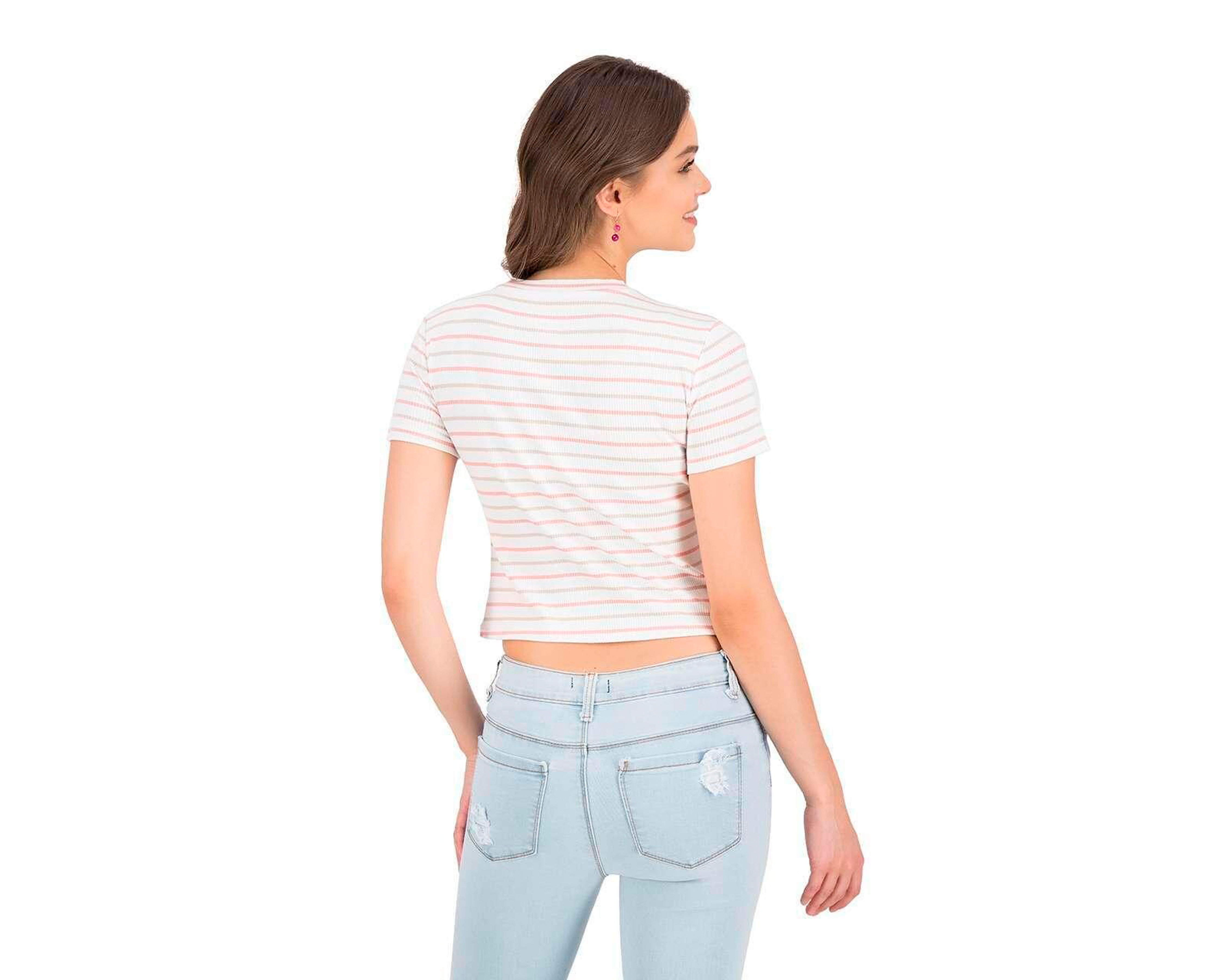 Foto 3 | Foto 3 | Playera 18 Forever Rayada Manga Corta