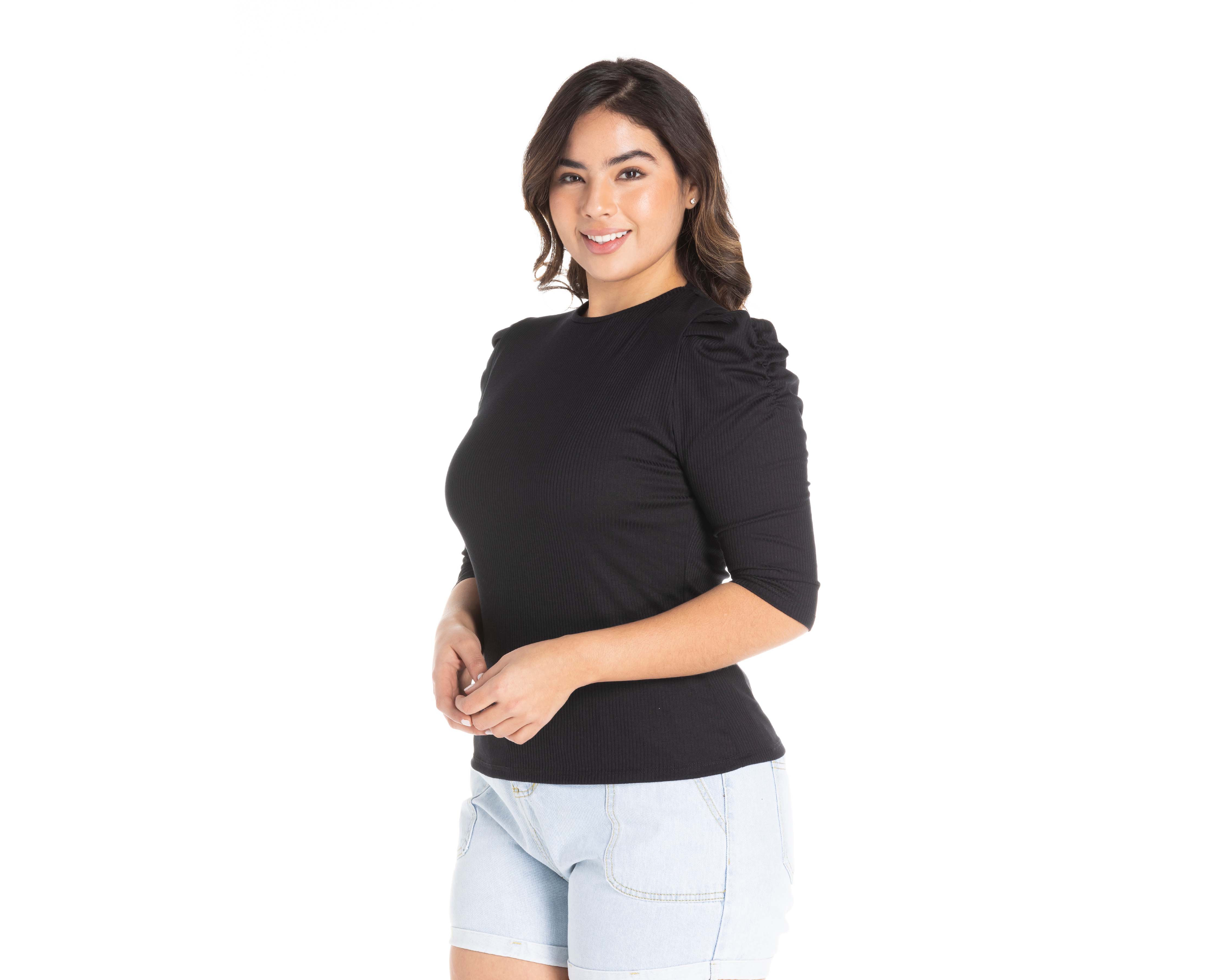 Foto 5 | Foto 5 | Playera Sahara Manga 3/4 con Zurcido