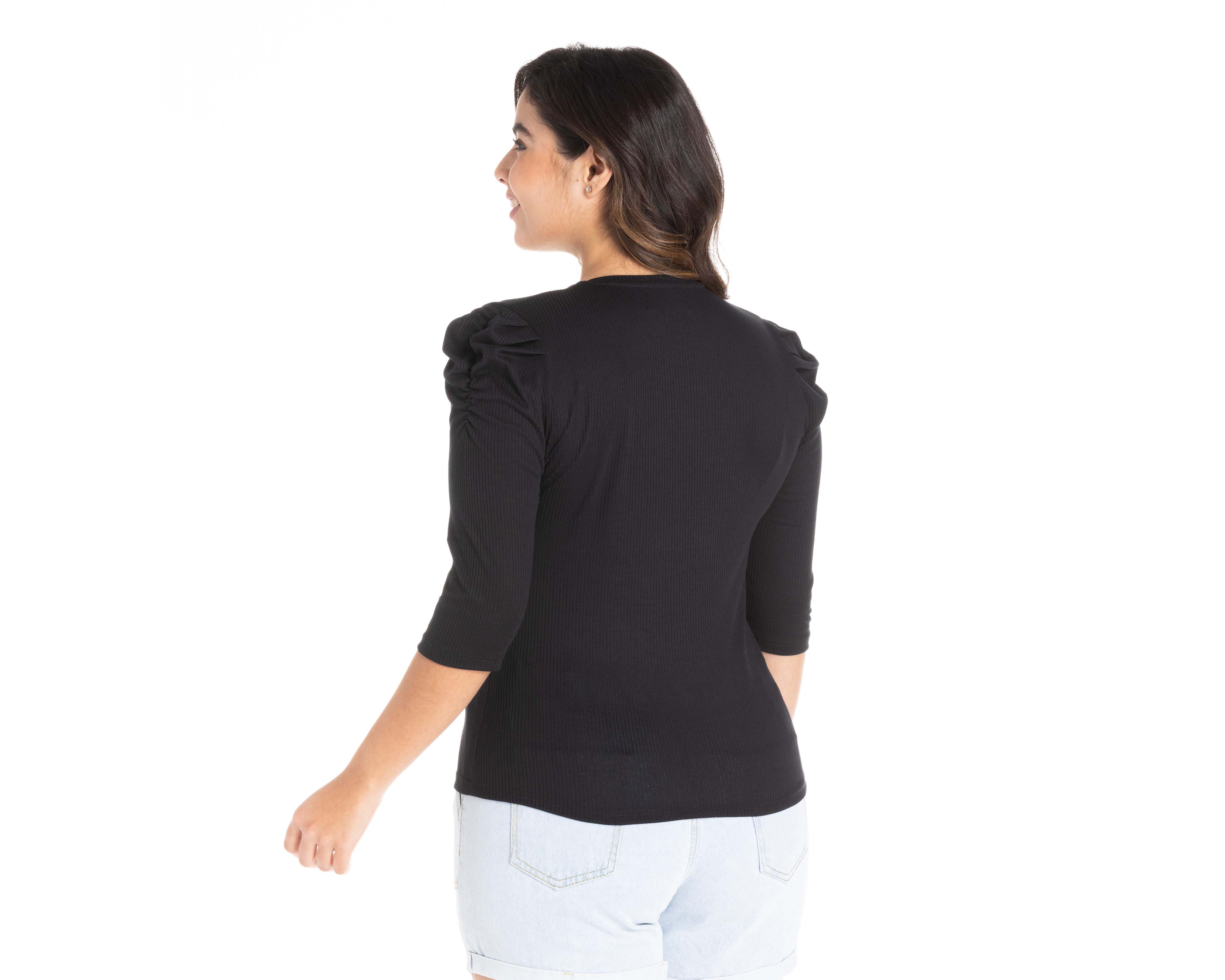 Foto 6 | Foto 6 | Playera Sahara Manga 3/4 con Zurcido