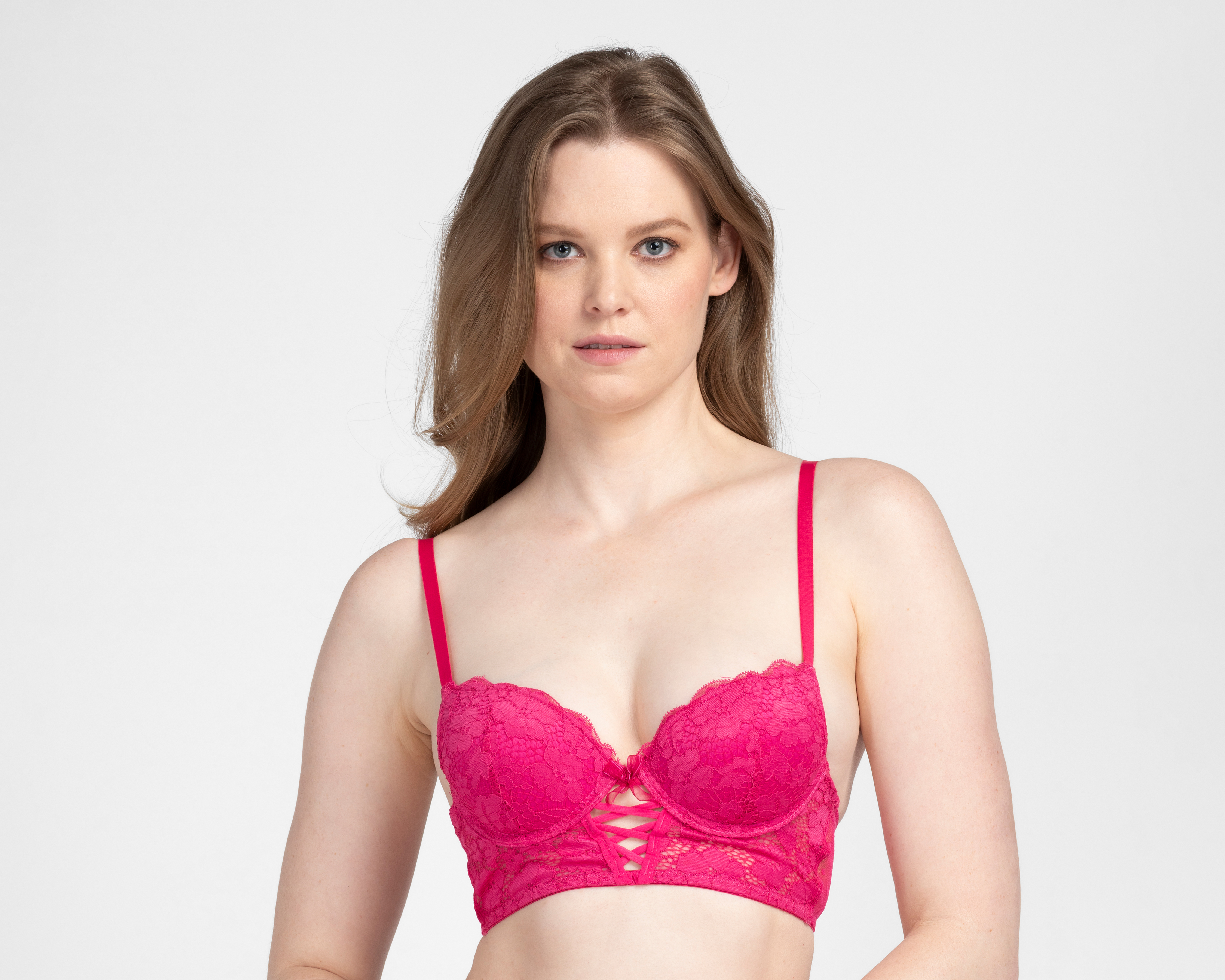 Foto 2 pulgar | Foto 1 | Brasier Copa Completa con Encaje Vicky Form