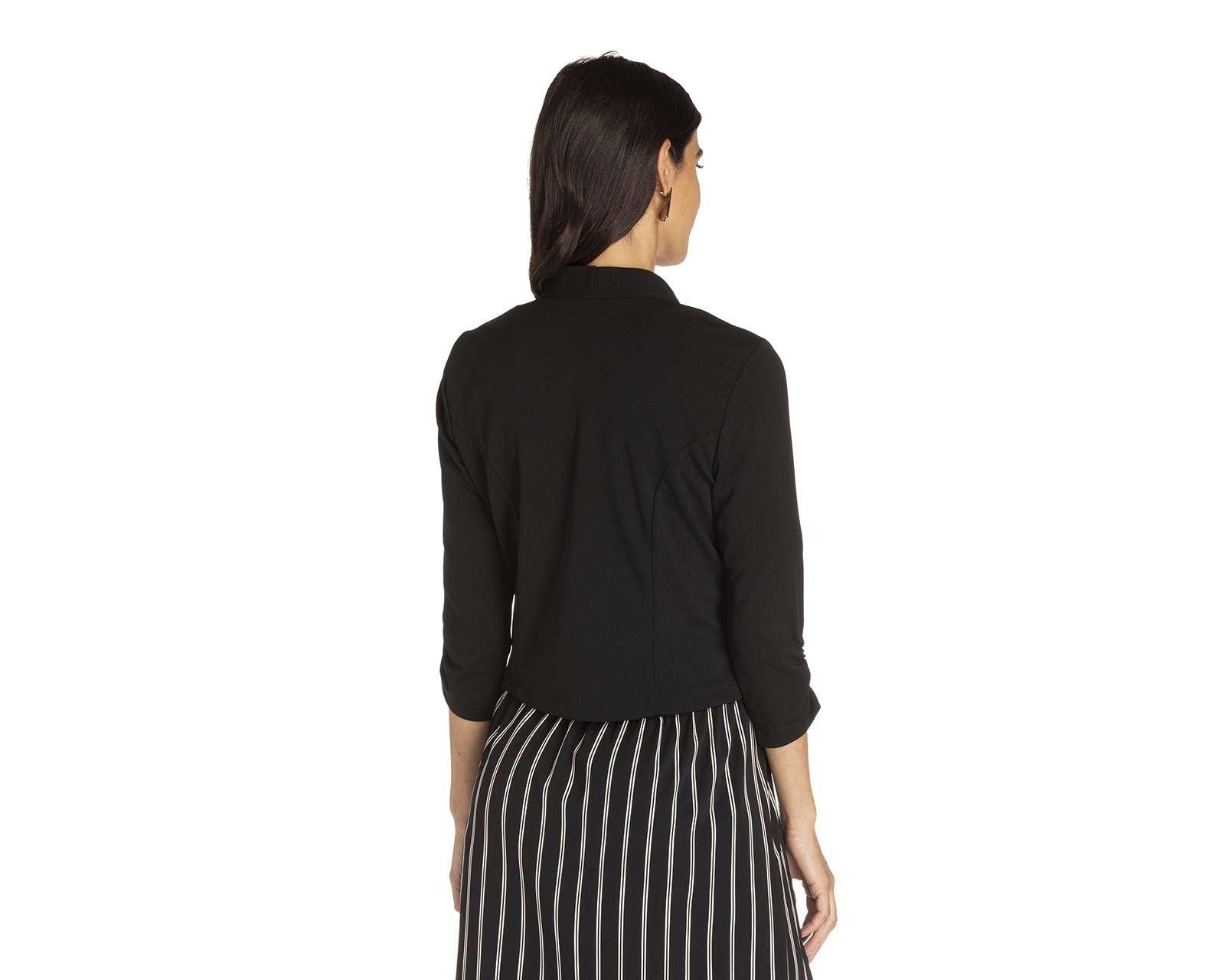 Foto 4 pulgar | Foto 3 | Blazer Liso Sahara Manga 3/4