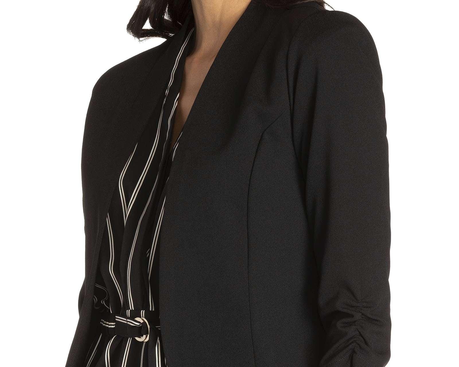 Foto 8 pulgar | Foto 7 | Blazer Liso Sahara Manga 3/4