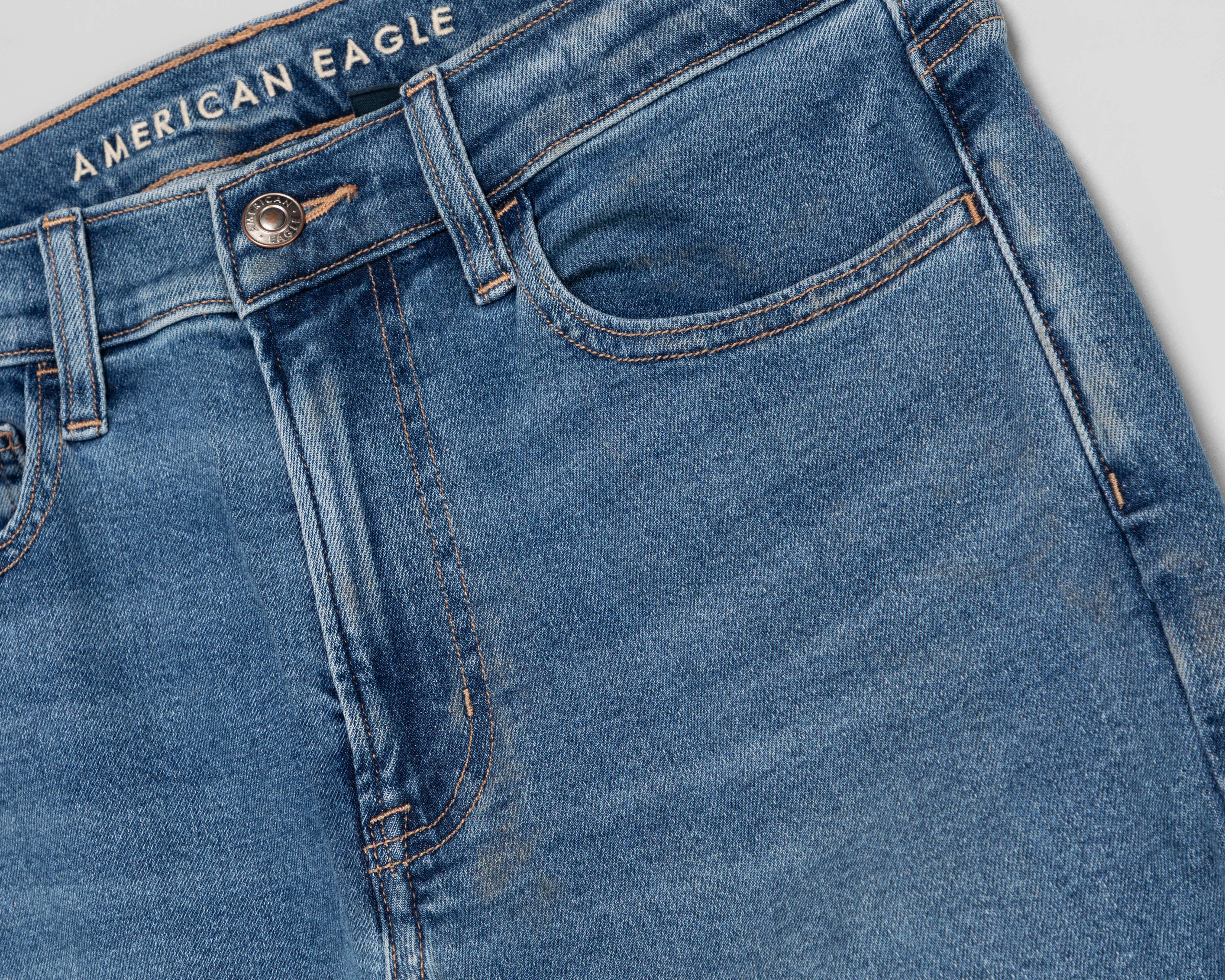 Foto 3 | Foto 3 | Jeans Straight American Eagle para Mujer