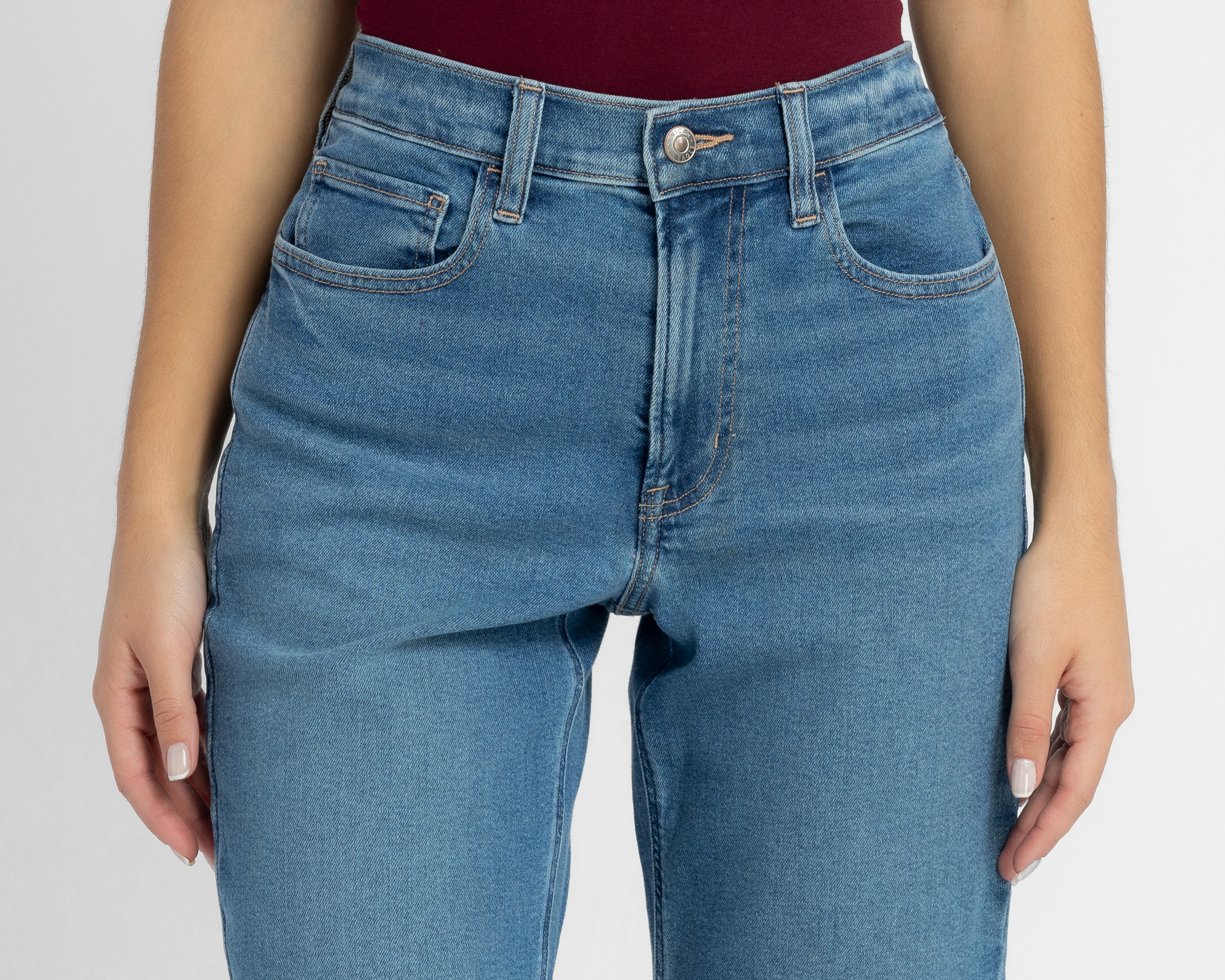 Foto 5 pulgar | Foto 4 | Jeans Straight American Eagle para Mujer