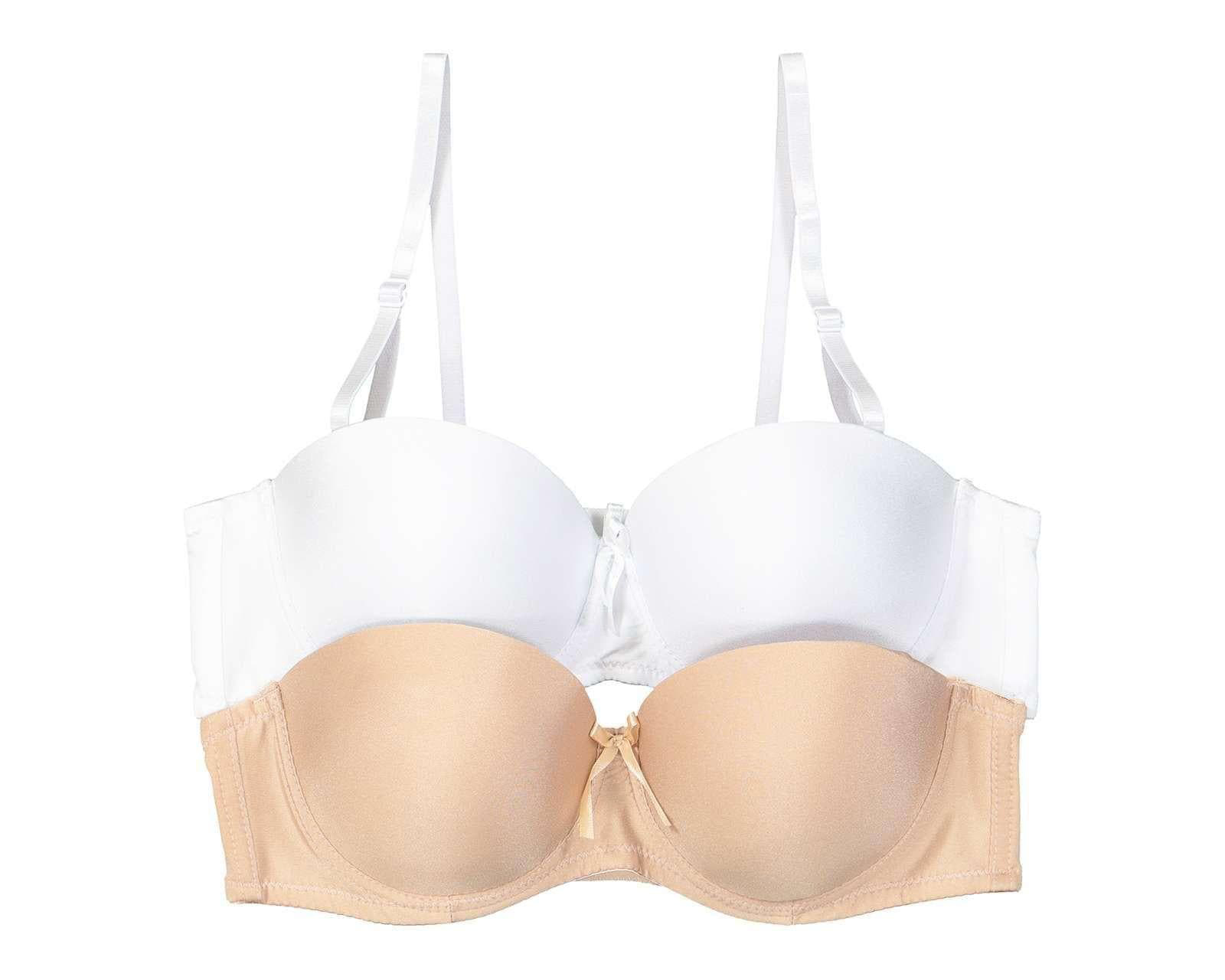 Foto 1 | Foto 1 | Brasier Strapless Rosy Gold con Varilla para Mujer 2 Pack