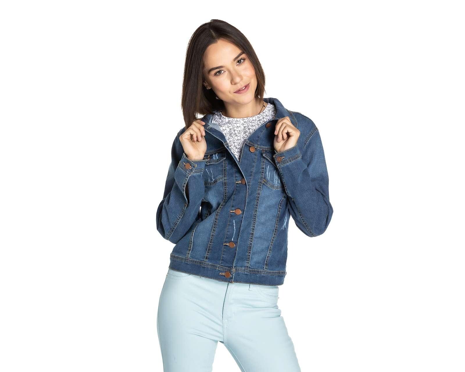 Foto 3 pulgar | Foto 2 | Chamarra Thinner Trucker de Mezclilla