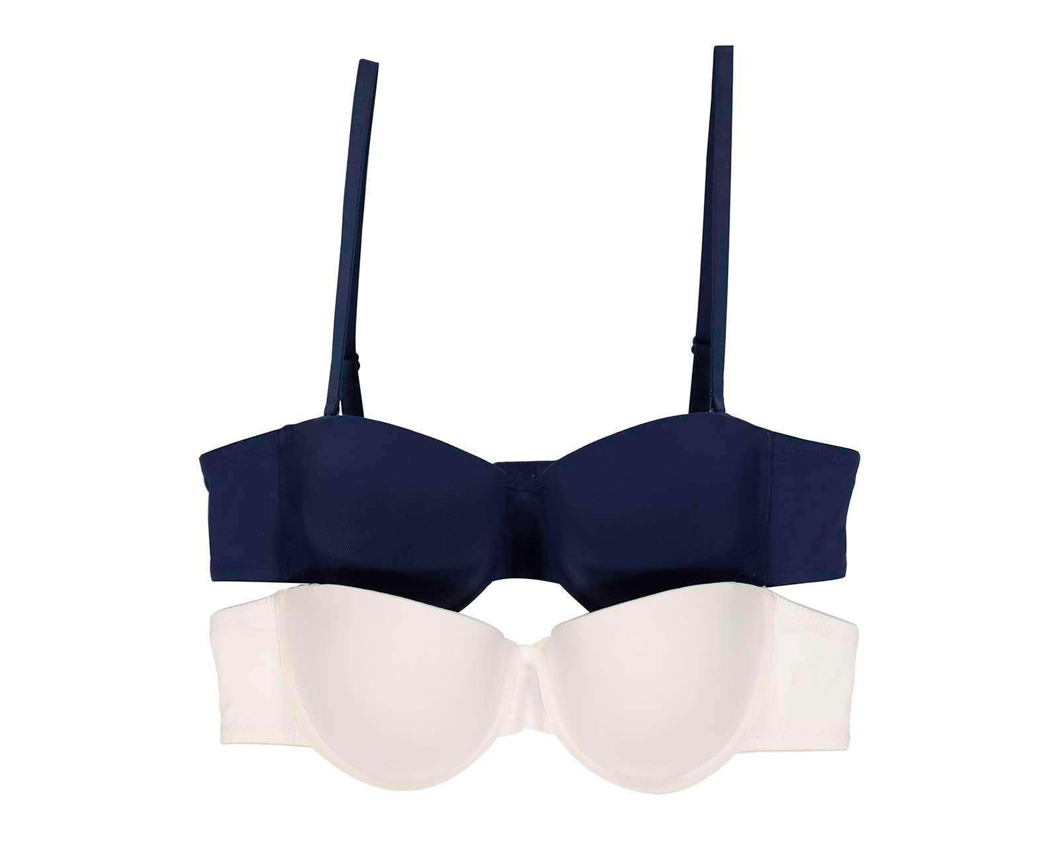 Foto 1 | Foto 1 | Brasier Strapless Lovest Media Copa para Mujer 2 Pack