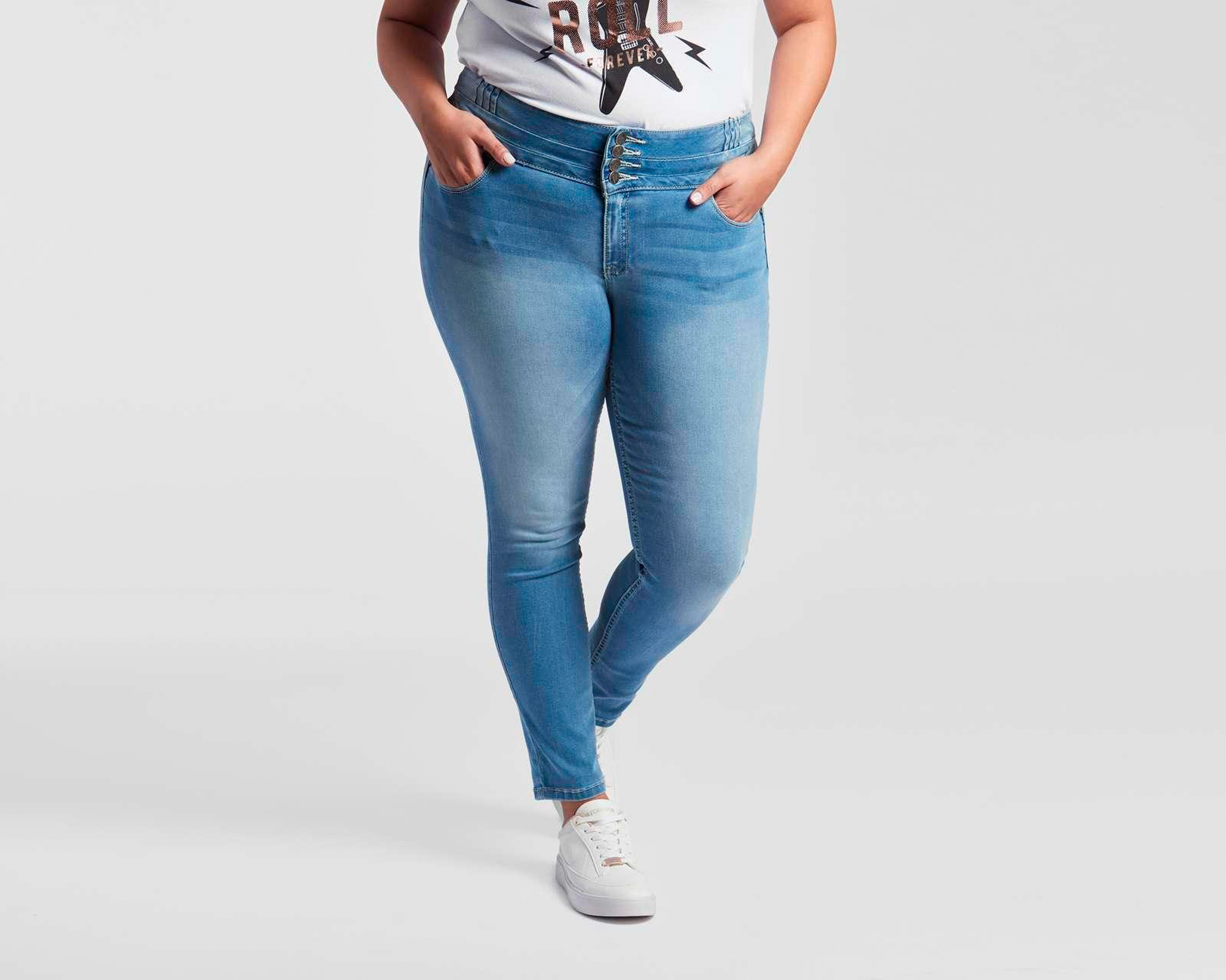 Foto 5 pulgar | Foto 4 | Jeans Skinny Boy London para Mujer