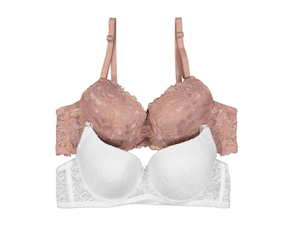 Foto 1 | Foto 1 | Brasier con Encaje Beauty Secret Media Copa para Mujer 2 Pack