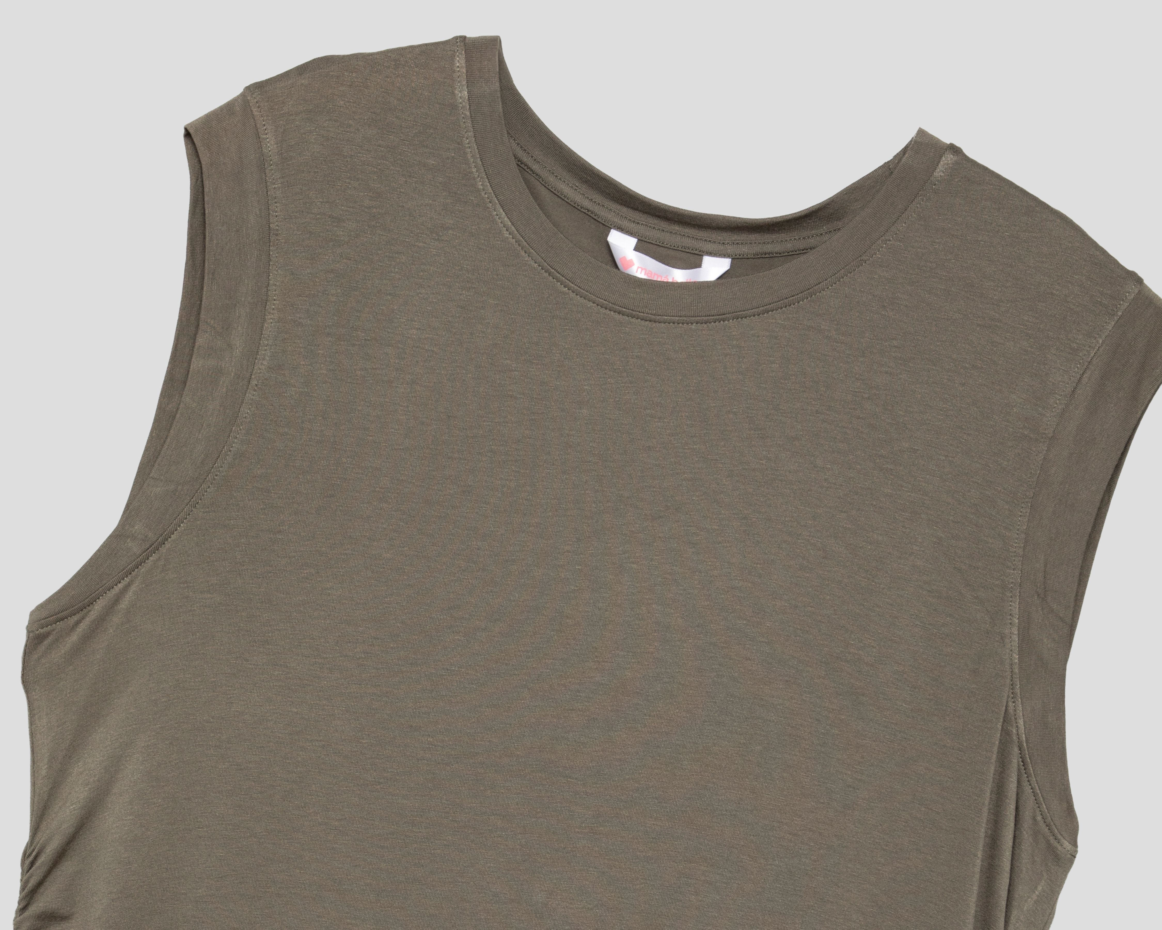 Foto 4 pulgar | Foto 3 | Playera de Maternidad sin Mangas Mamá Bella