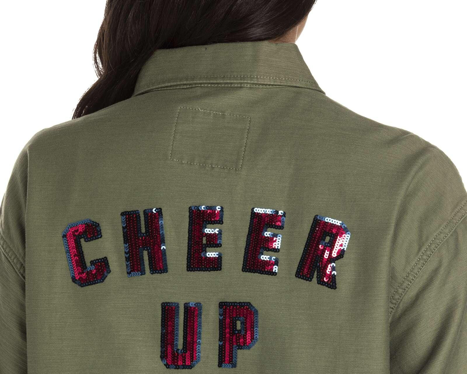 Foto 5 pulgar | Foto 4 | Chamarra Verde Levi´s para Mujer