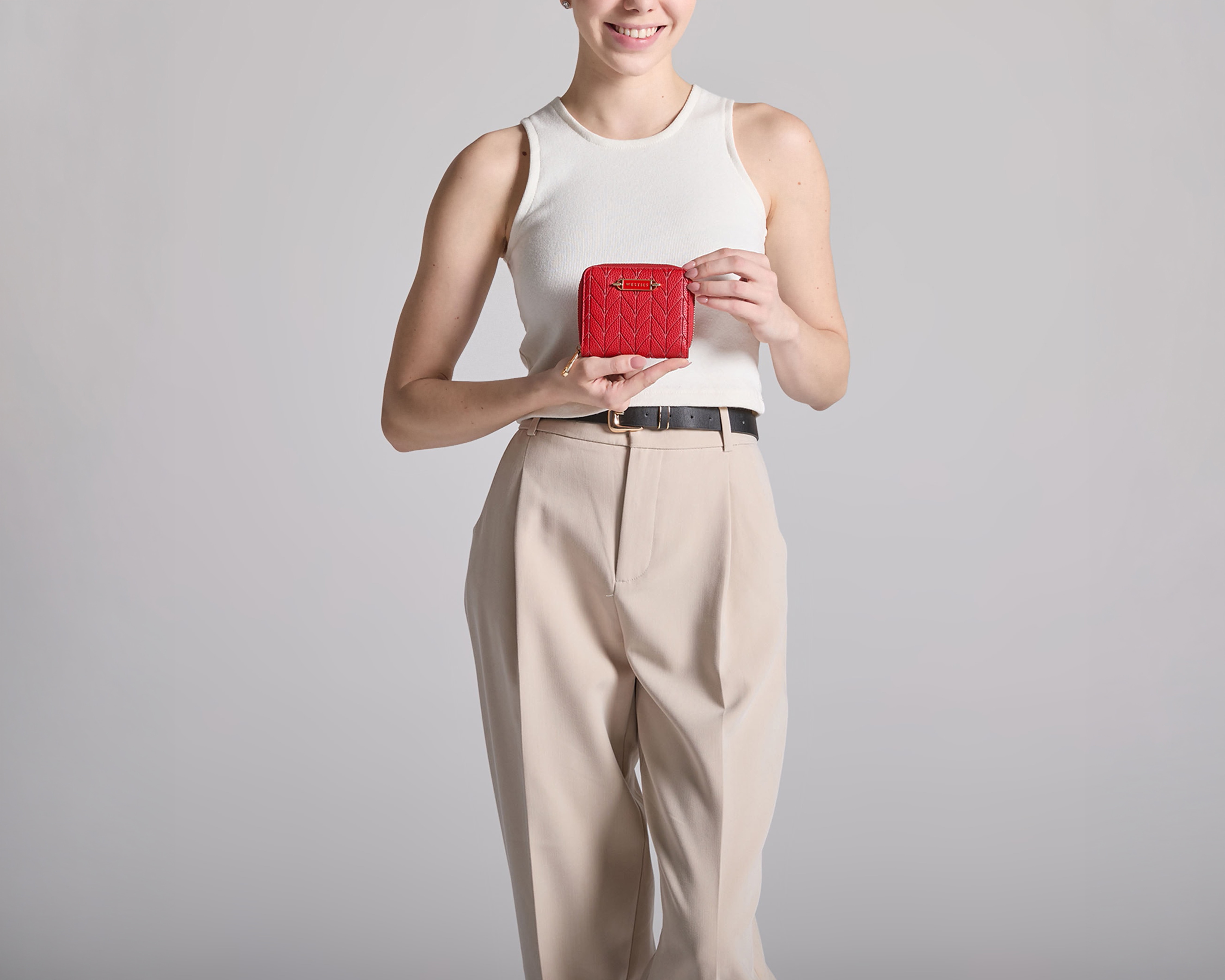 Foto 6 | Foto 6 | Monedero para Mujer Westies Rojo