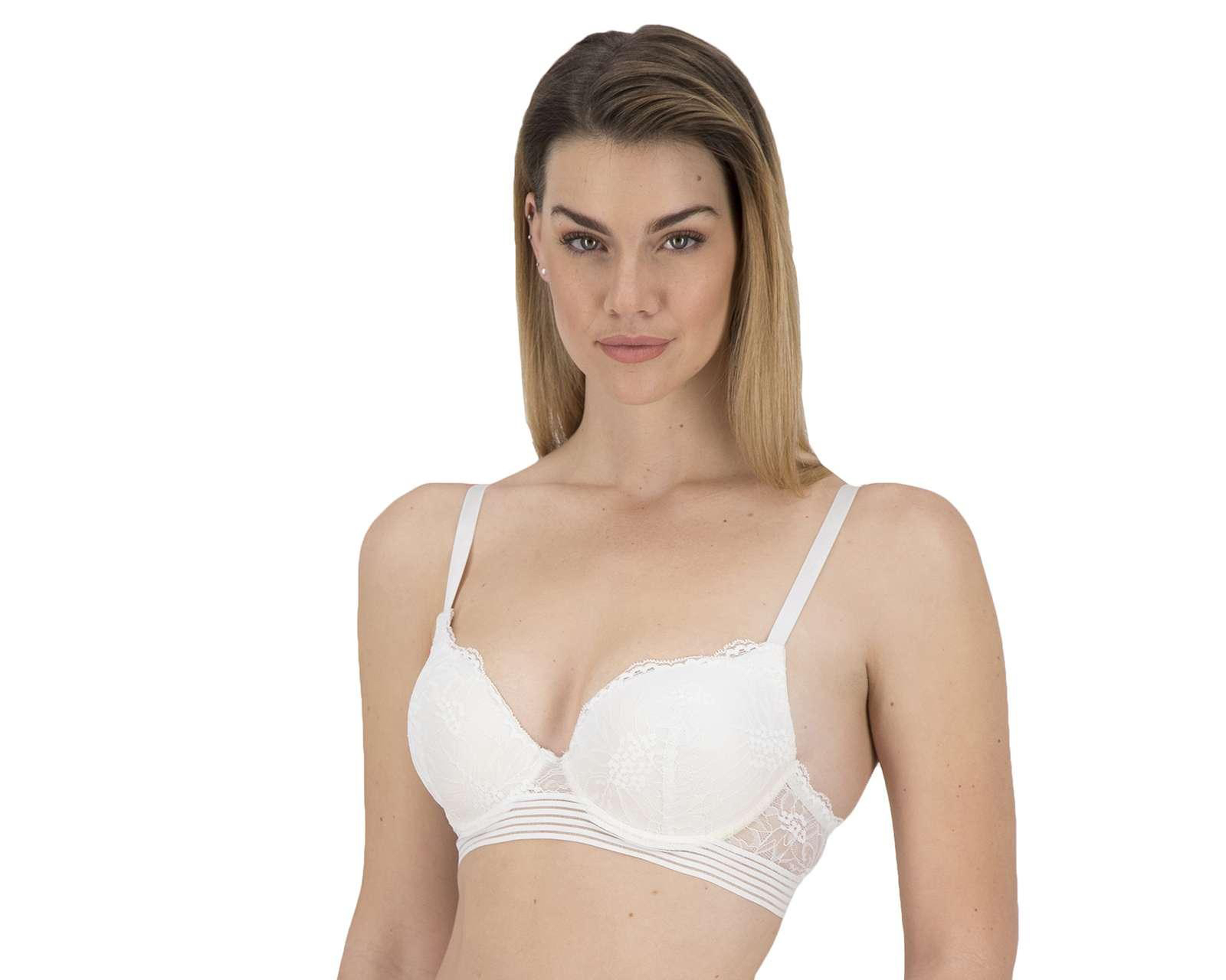 Foto 2 | Foto 2 | Brasier con Encaje Beauty Secret Copa Completa 2 Pack