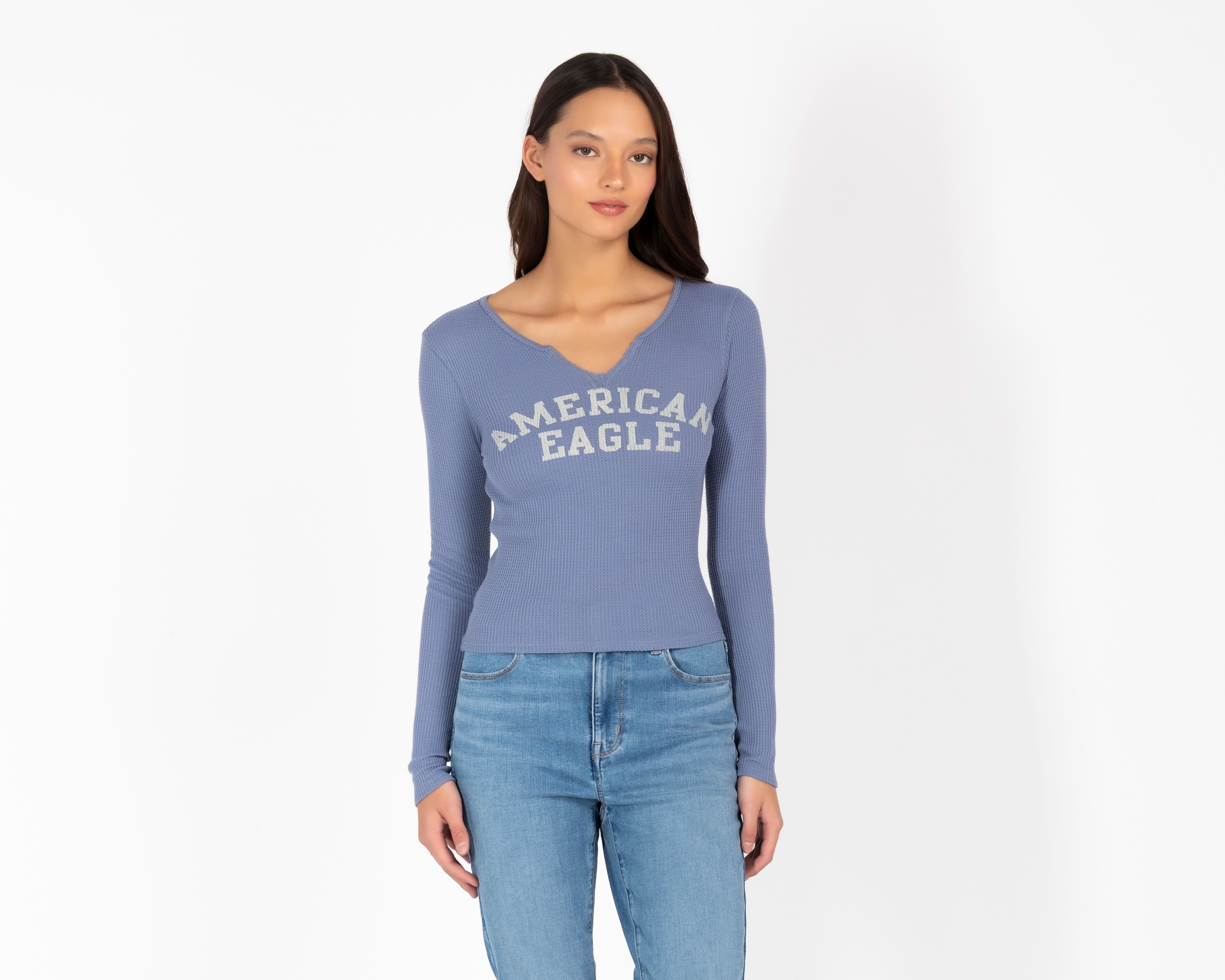 Playera Manga Larga American Eagle para Mujer