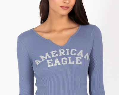 Foto 4 | Foto 4 | Playera Manga Larga American Eagle para Mujer