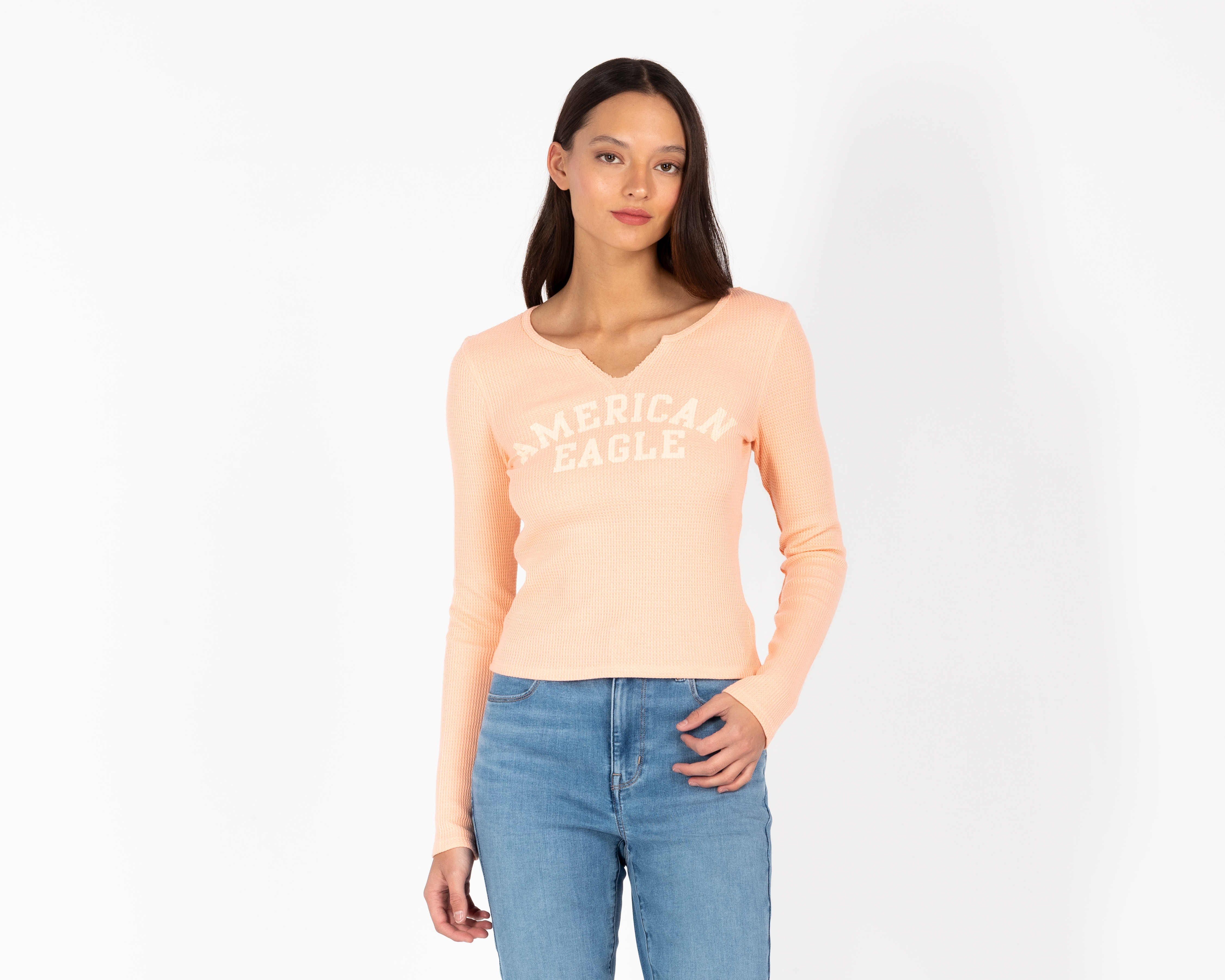 Playera Manga Larga American Eagle para Mujer