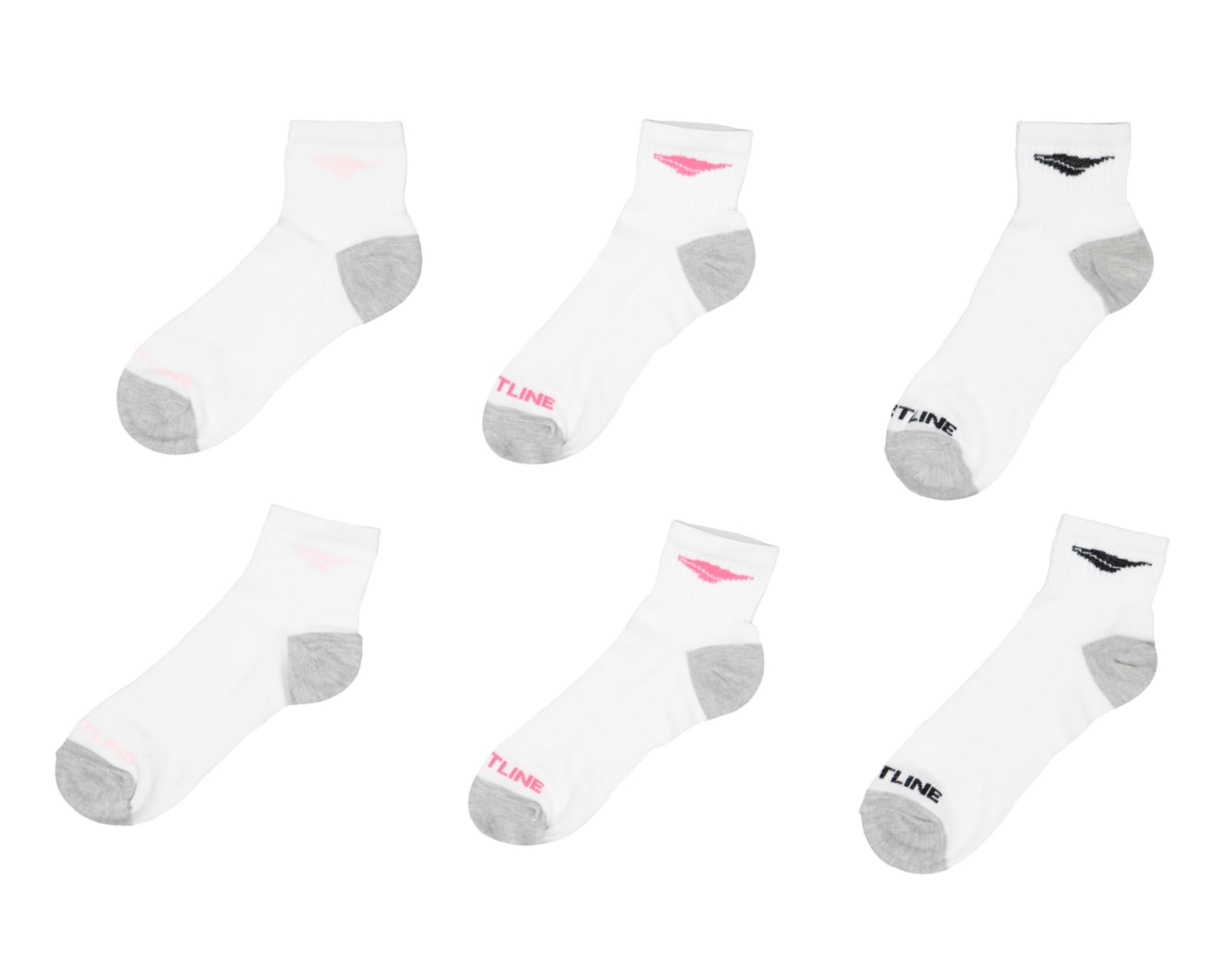 Calcetas Deportivas Cortas Sportline Cooltek para Mujer 6 Pares