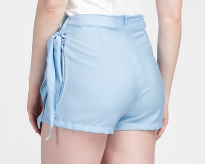 Foto 5 | Foto 5 | Short Falda Sahara Azul para Mujer