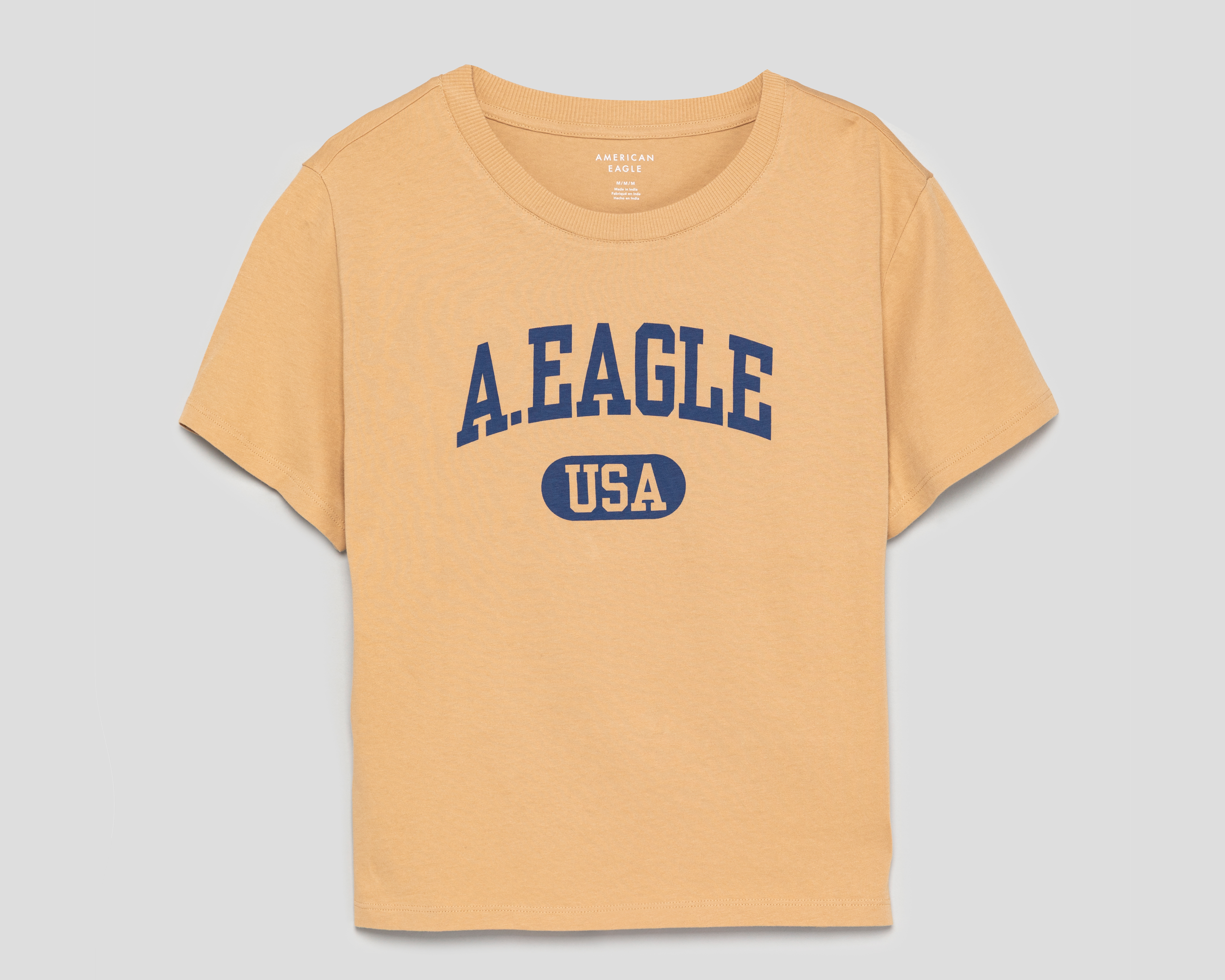 Foto 2 pulgar | Foto 1 | Playera Manga Corta American Eagle para Mujer