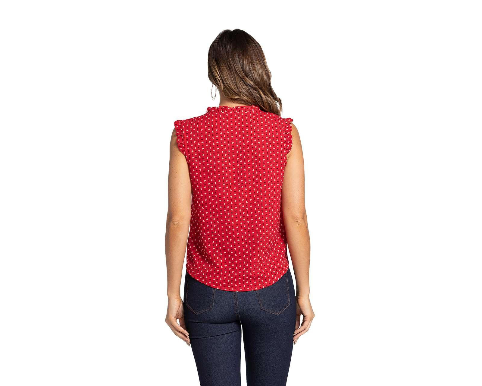 Foto 4 pulgar | Foto 3 | Blusa Sahara sin Manga