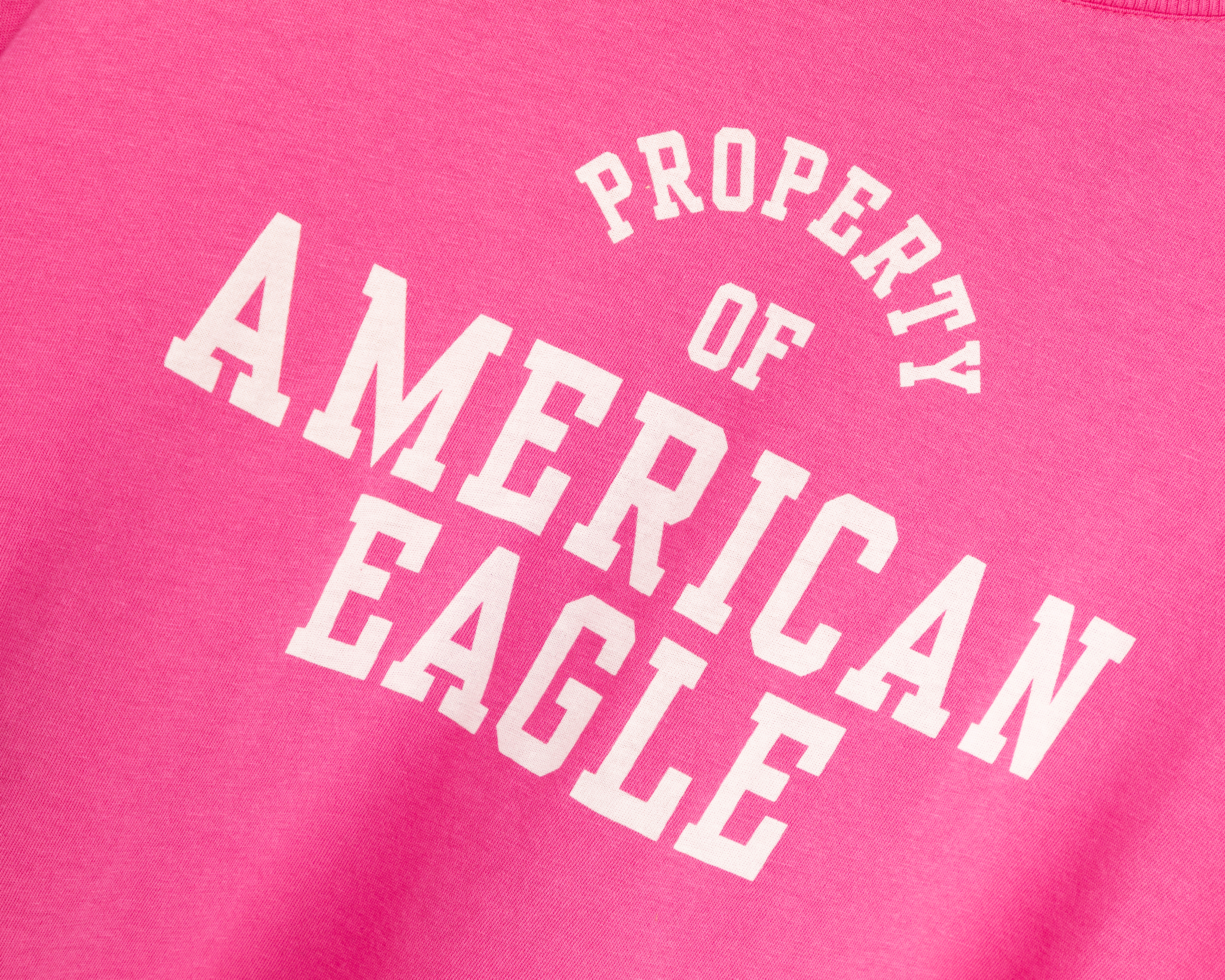 Foto 3 | Foto 3 | Playera Rosa American Eagle para Mujer