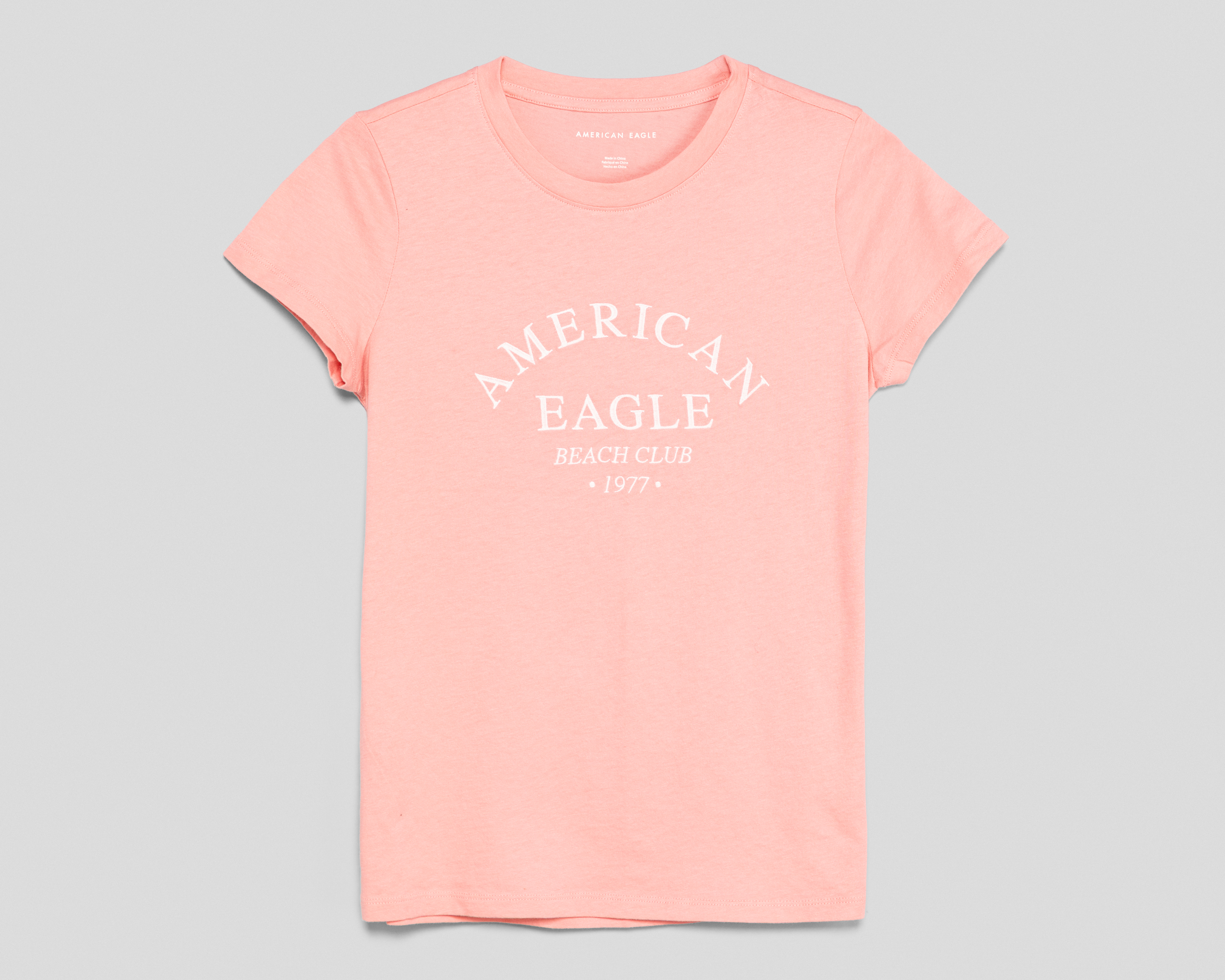 Playera Rosa American Eagle para Mujer